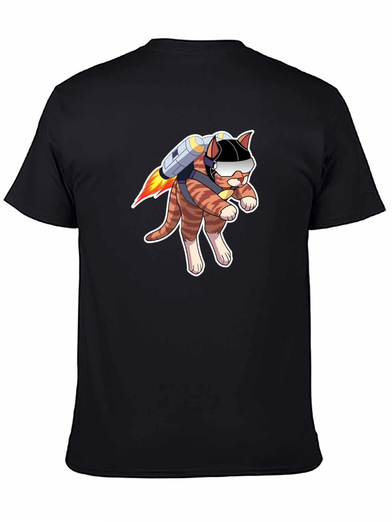 Jetpack Cat T-Shirt - Fly High in Style!