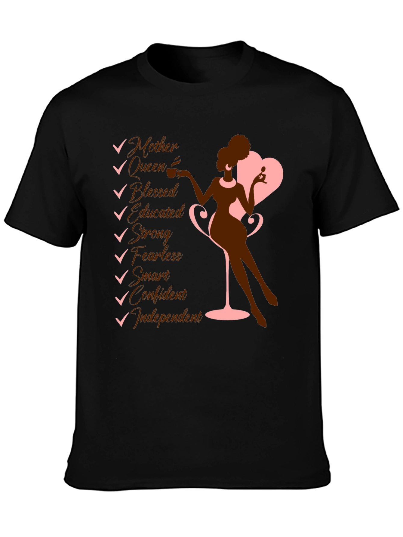 Empowered Woman Graphic Tee - Mother Queen Confident