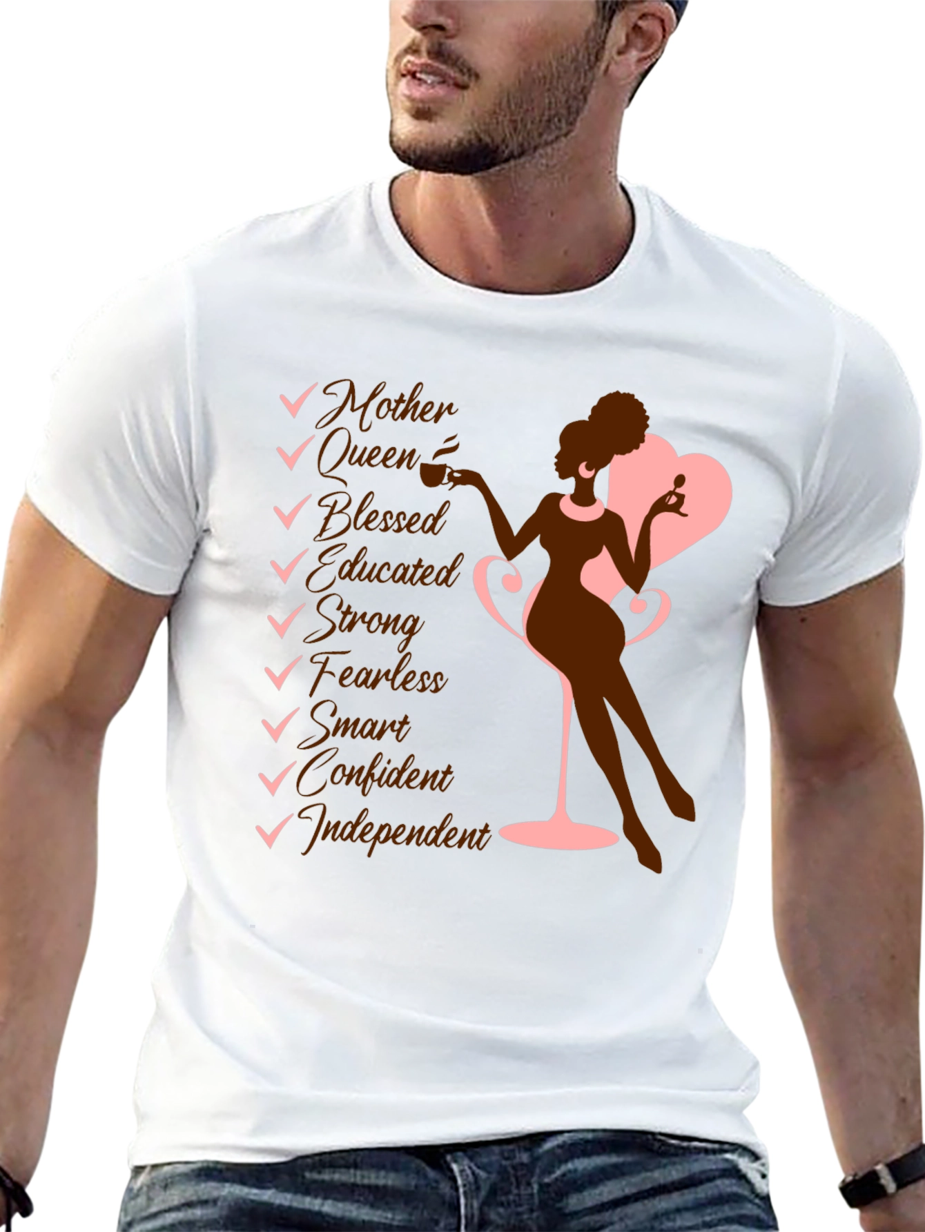Empowered Woman Graphic Tee - Mother Queen Confident