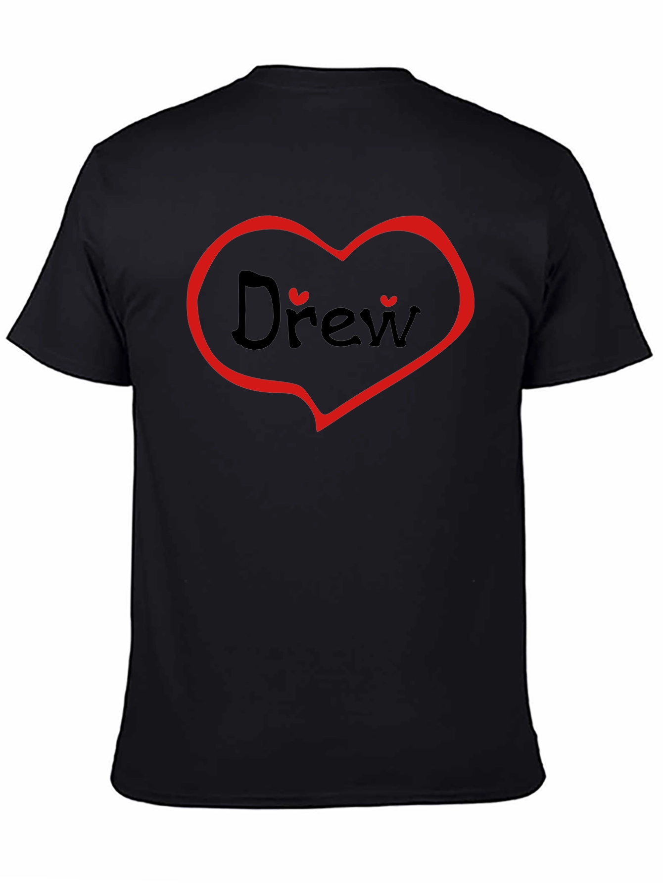Drew Heart T-Shirt - Personalized Valentines Day Gift