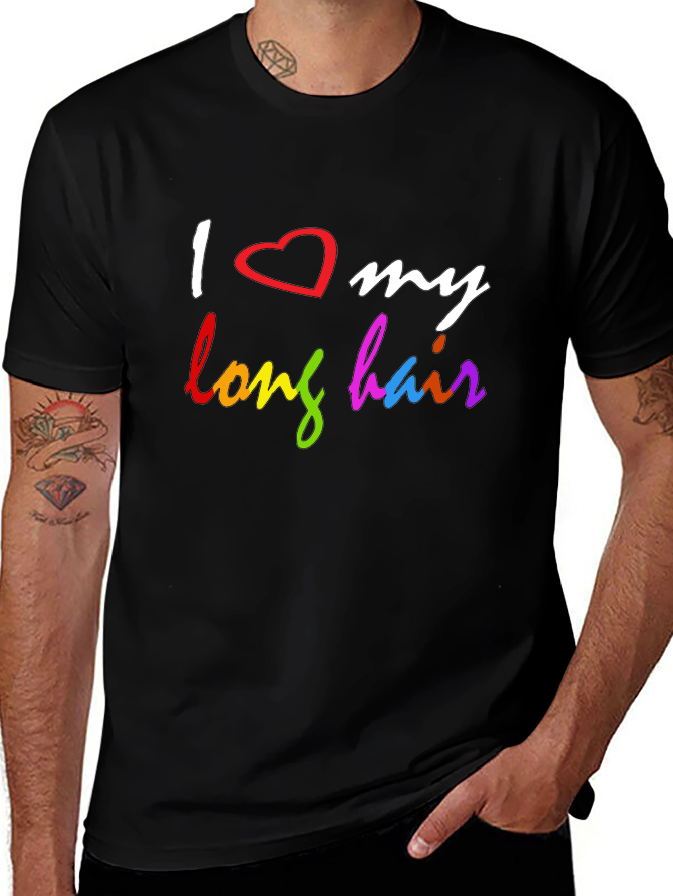 I Love My Long Hair T-Shirt