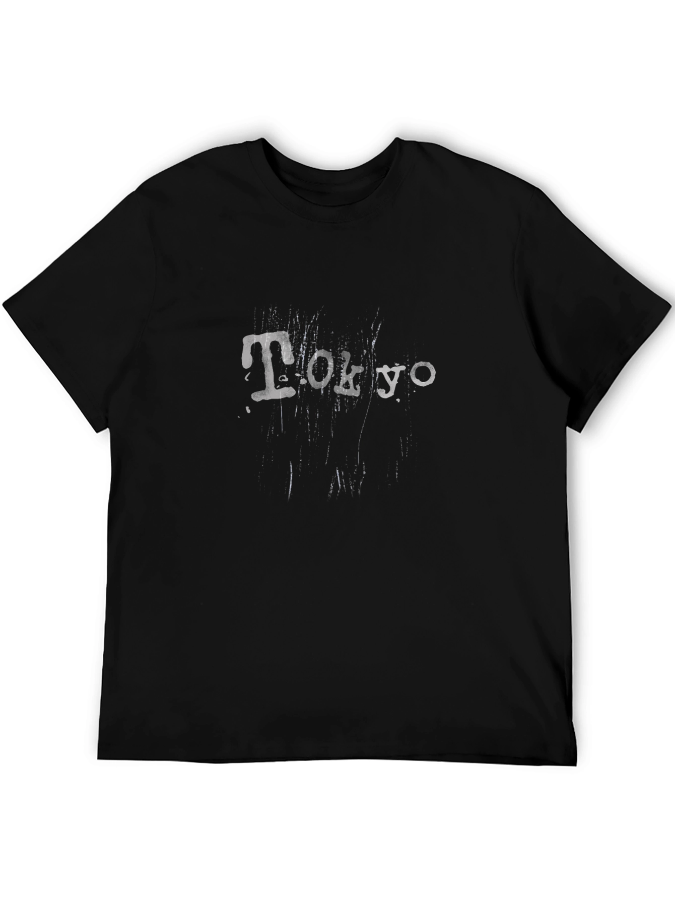 Tokyo Graphic Tee - Black Cotton Blend