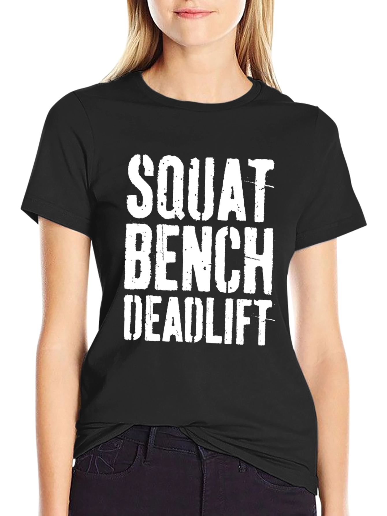 Squat Bench Deadlift Workout T-Shirt - Gym Motivation