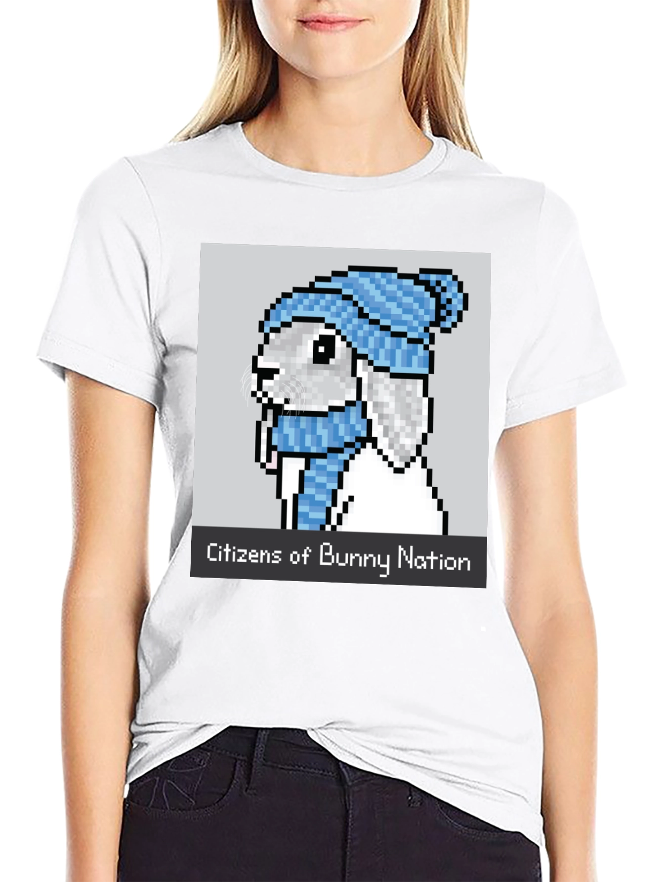 Citizens of Bunny Nation Black T-Shirt