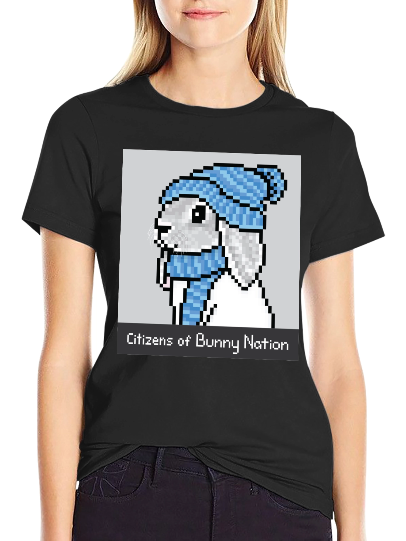 Citizens of Bunny Nation Black T-Shirt