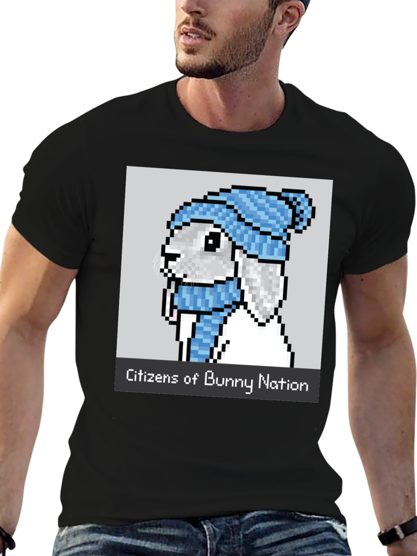 Citizens of Bunny Nation Black T-Shirt