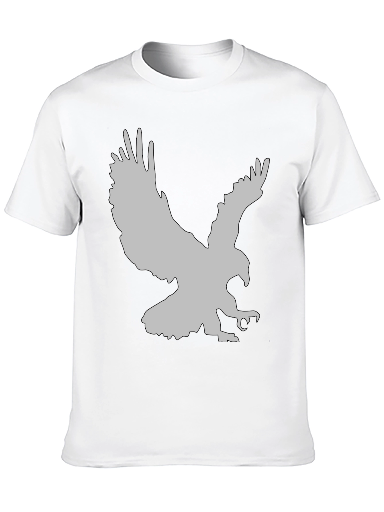 Eagle Graphic Print Black T-Shirt