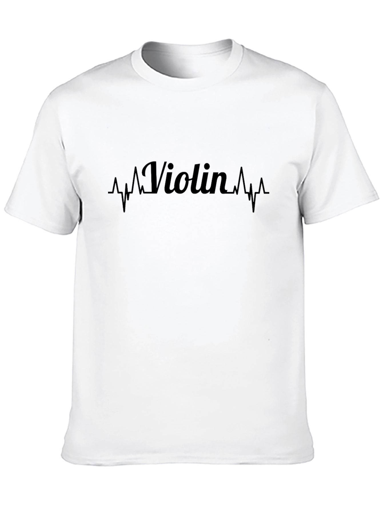 Violin Heartbeat T-Shirt - Music Lover Tee