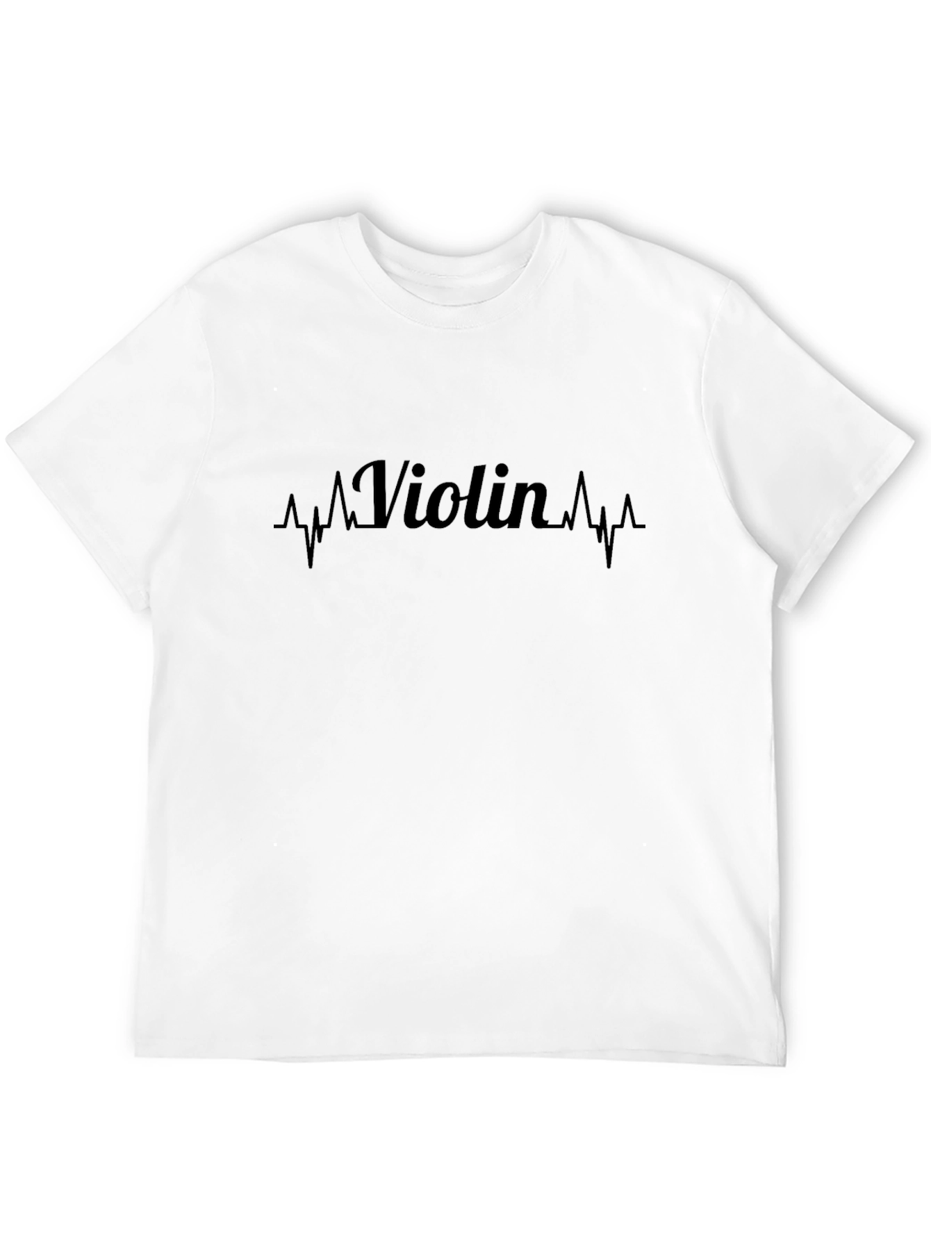 Violin Heartbeat T-Shirt - Music Lover Tee