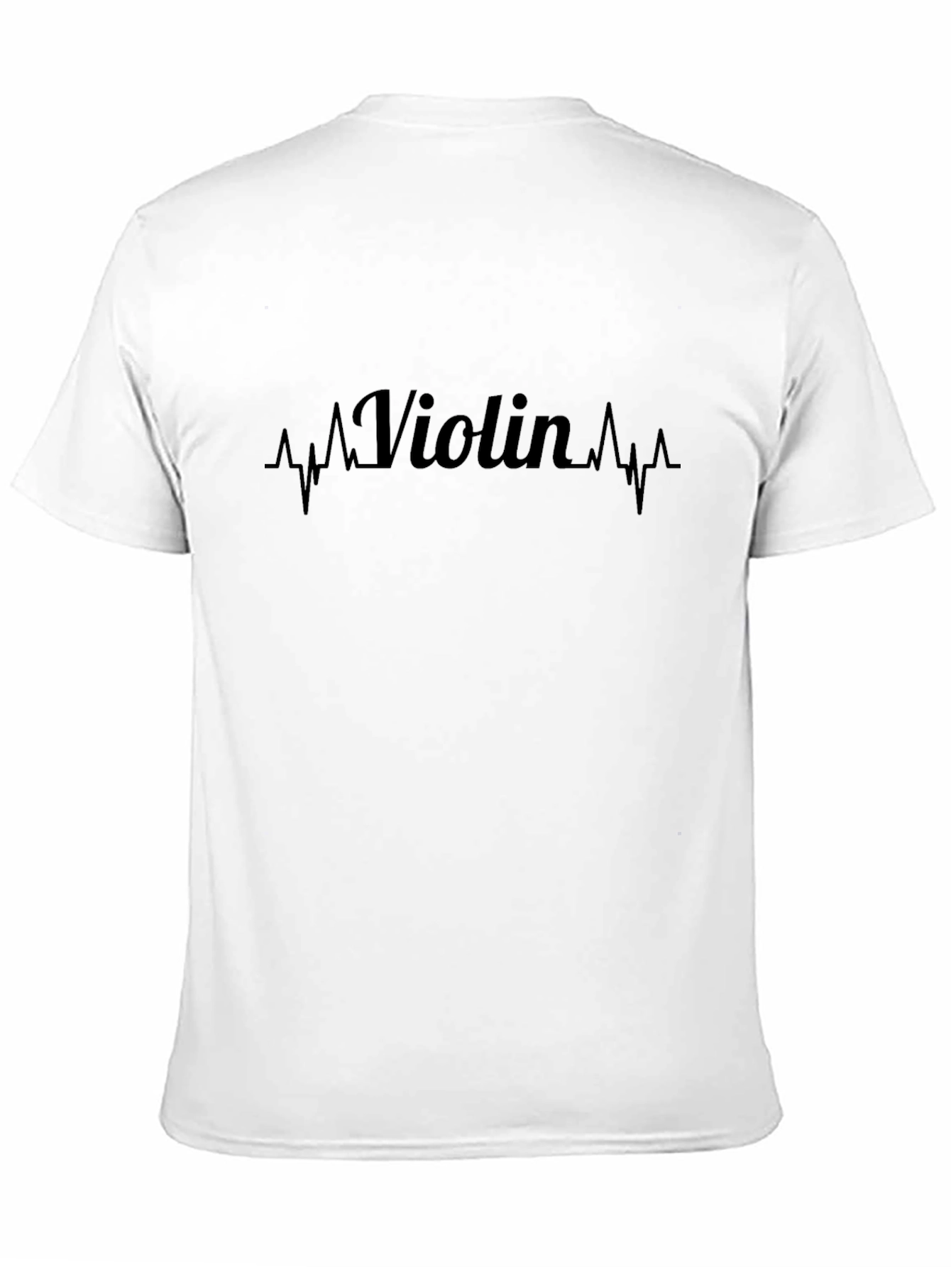 Violin Heartbeat T-Shirt - Music Lover Tee