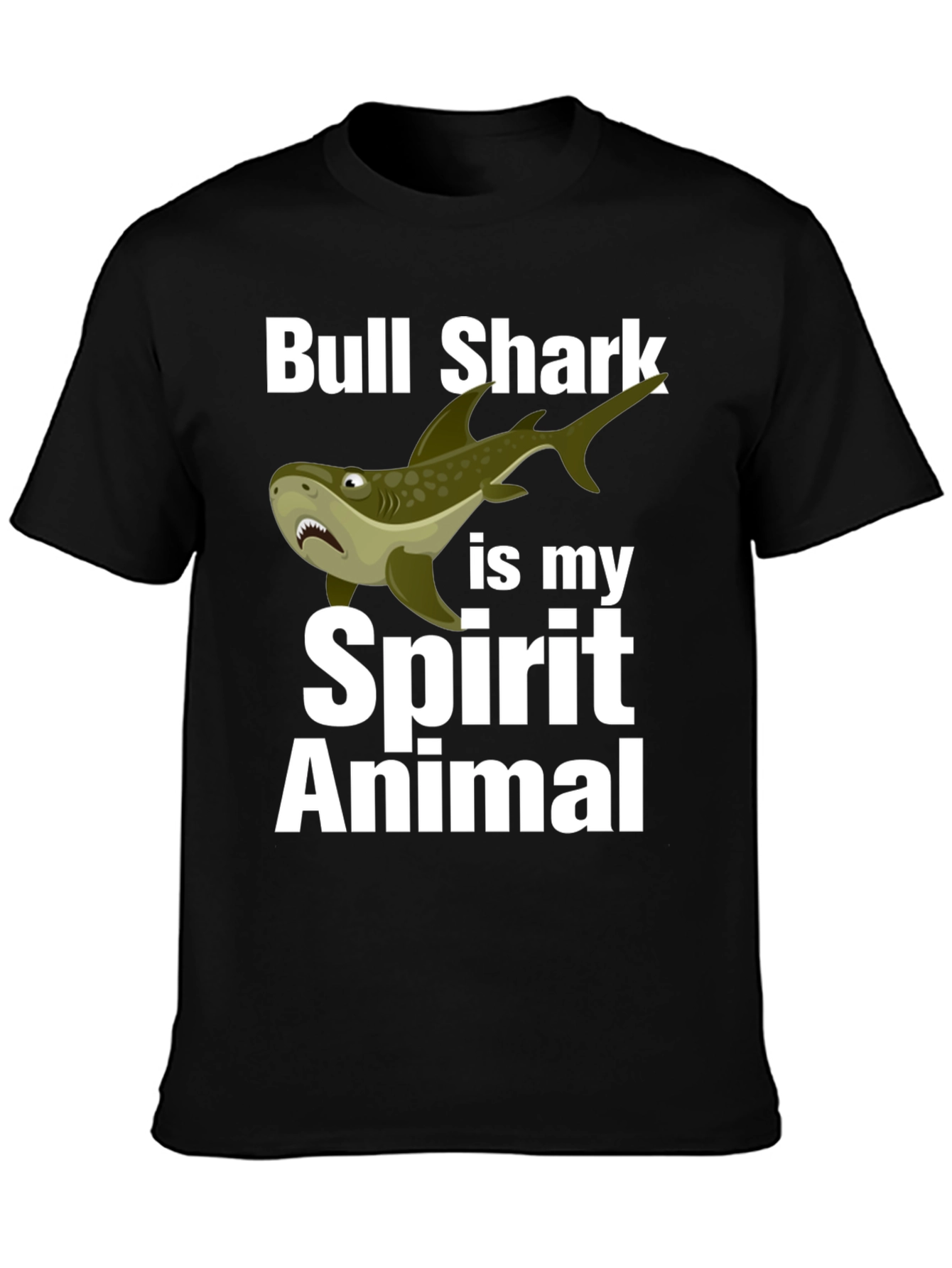 Bull Shark Spirit Animal Graphic T-Shirt