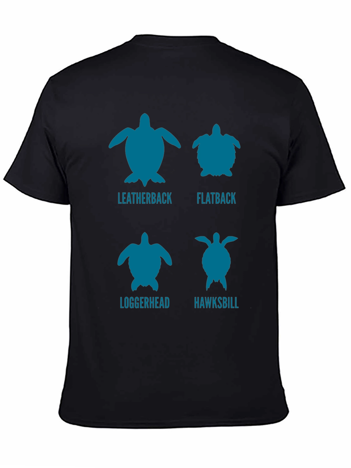 Turtle Species Graphic Tee - Conservation Awareness