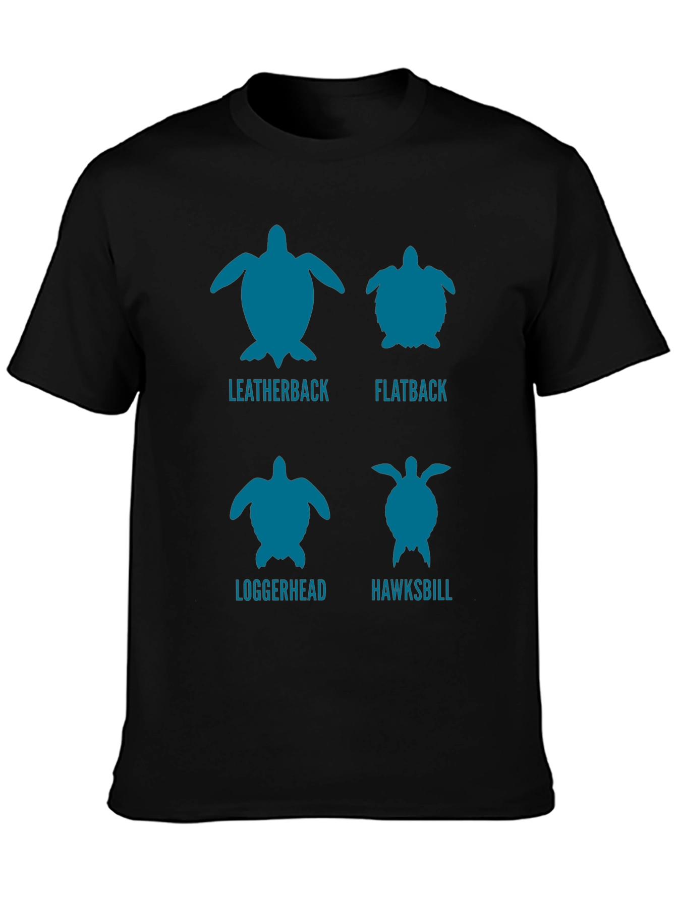 Turtle Species Graphic Tee - Conservation Awareness