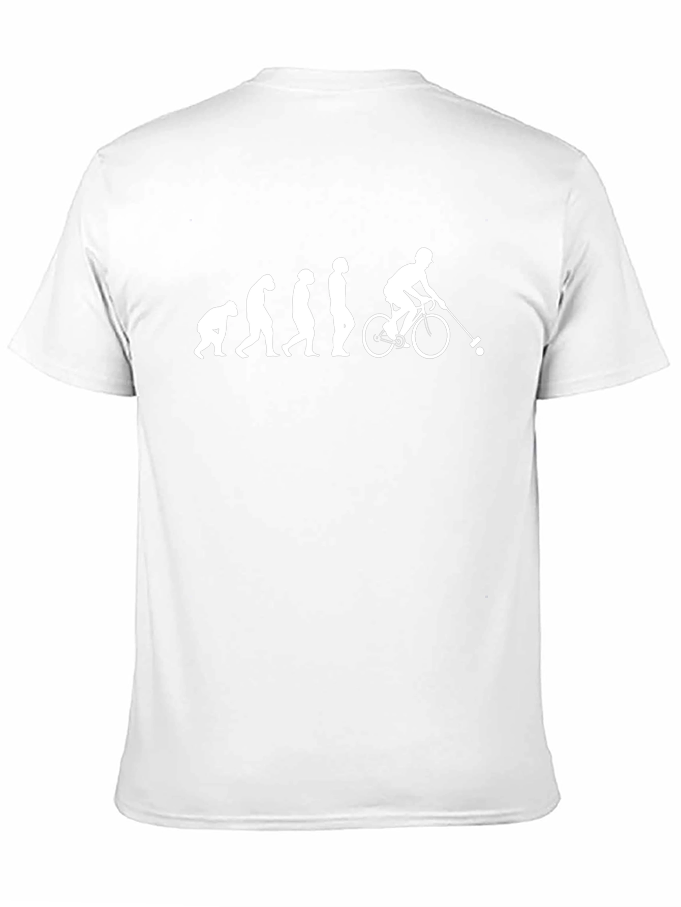 Evolution of Bike Polo Black T-Shirt