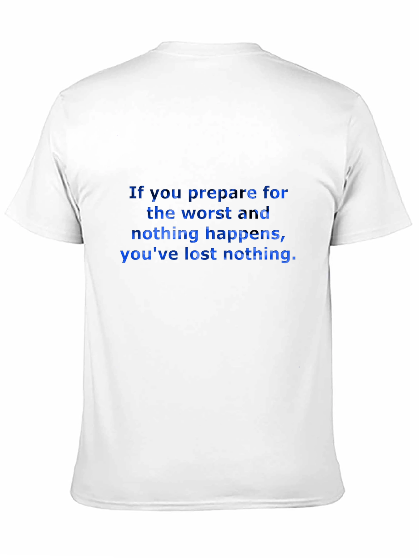 Motivational Quote Black T-Shirt