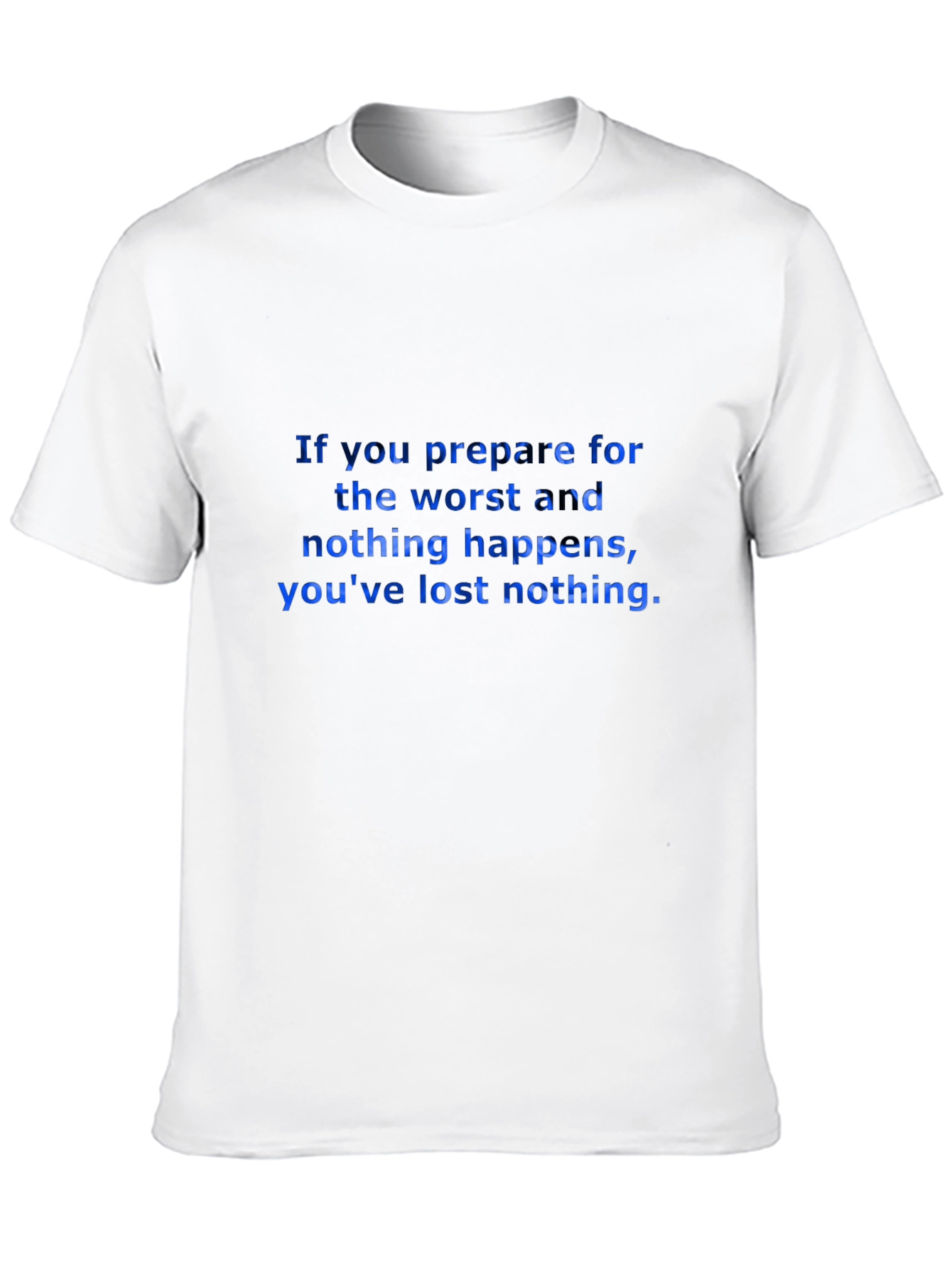 Motivational Quote Black T-Shirt