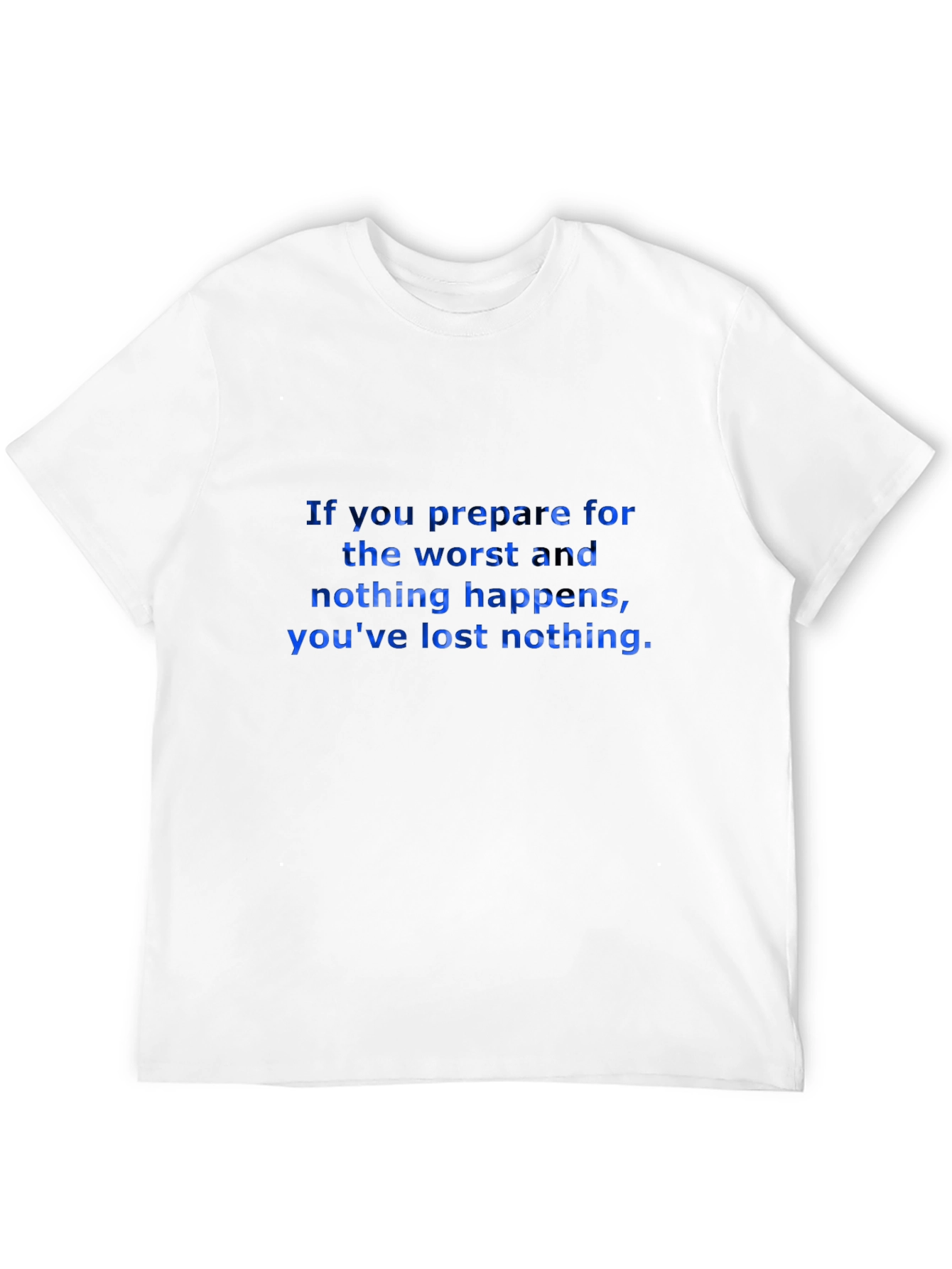 Motivational Quote Black T-Shirt