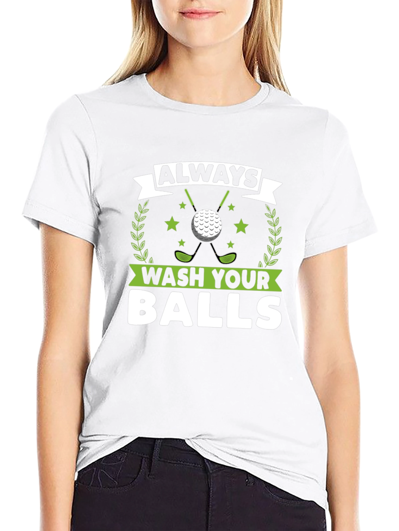 Always Wash Your Balls Funny Golf T-Shirt