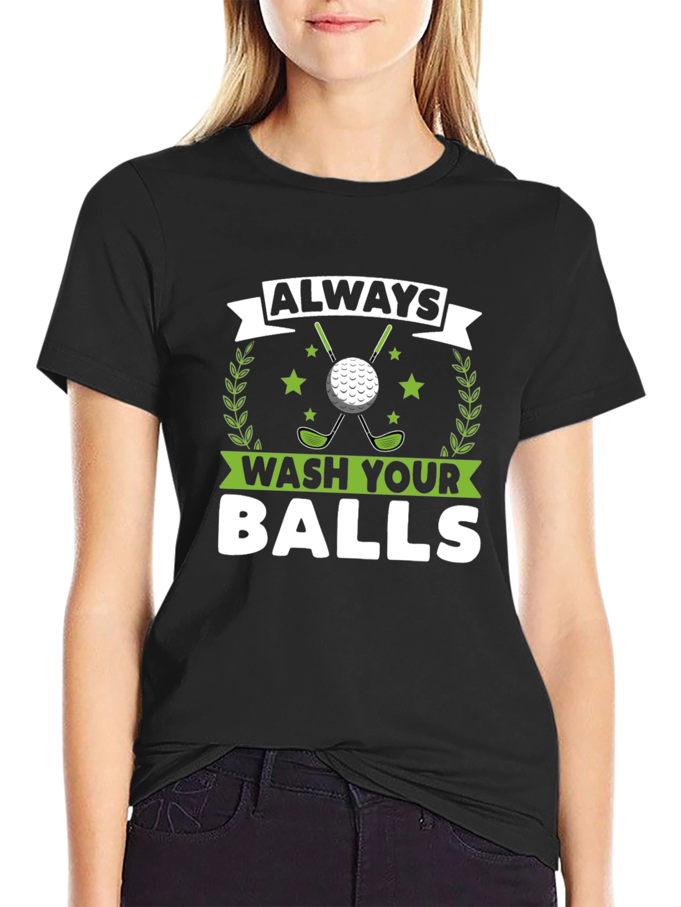 Always Wash Your Balls Funny Golf T-Shirt