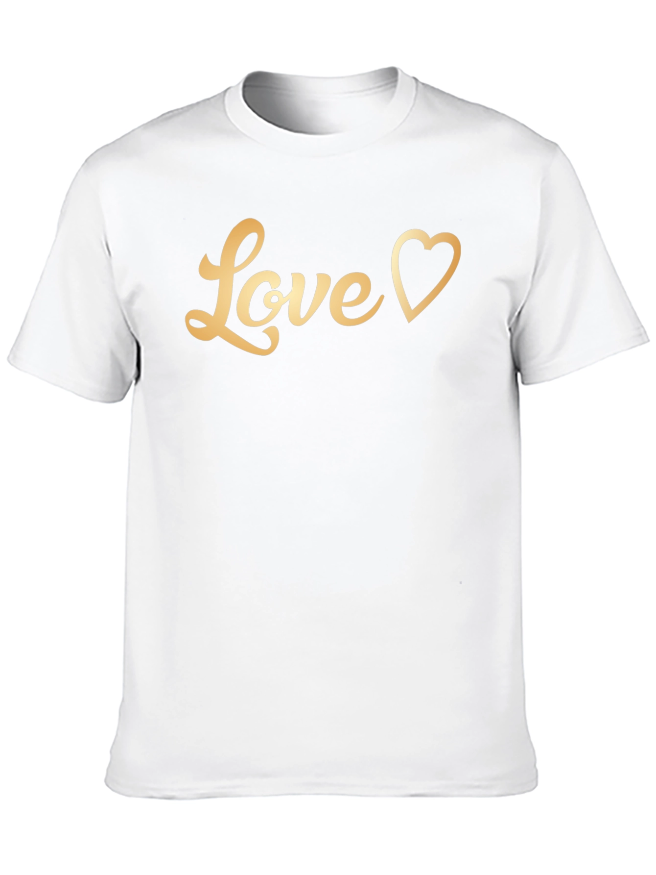 Love Heart Graphic T-Shirt - Black