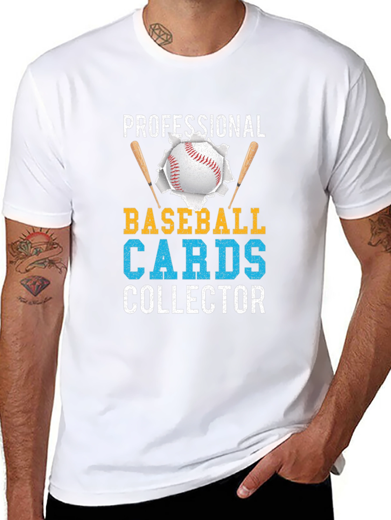 Baseball Cards Collector Graphic T-Shirt