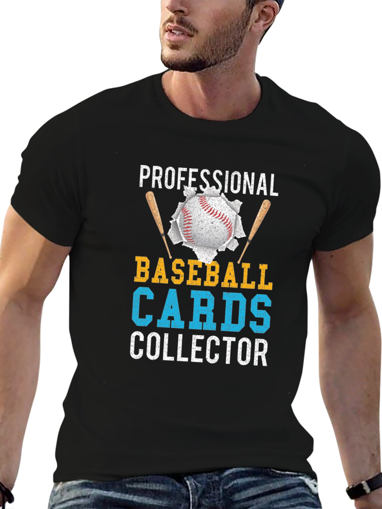 Baseball Cards Collector Graphic T-Shirt