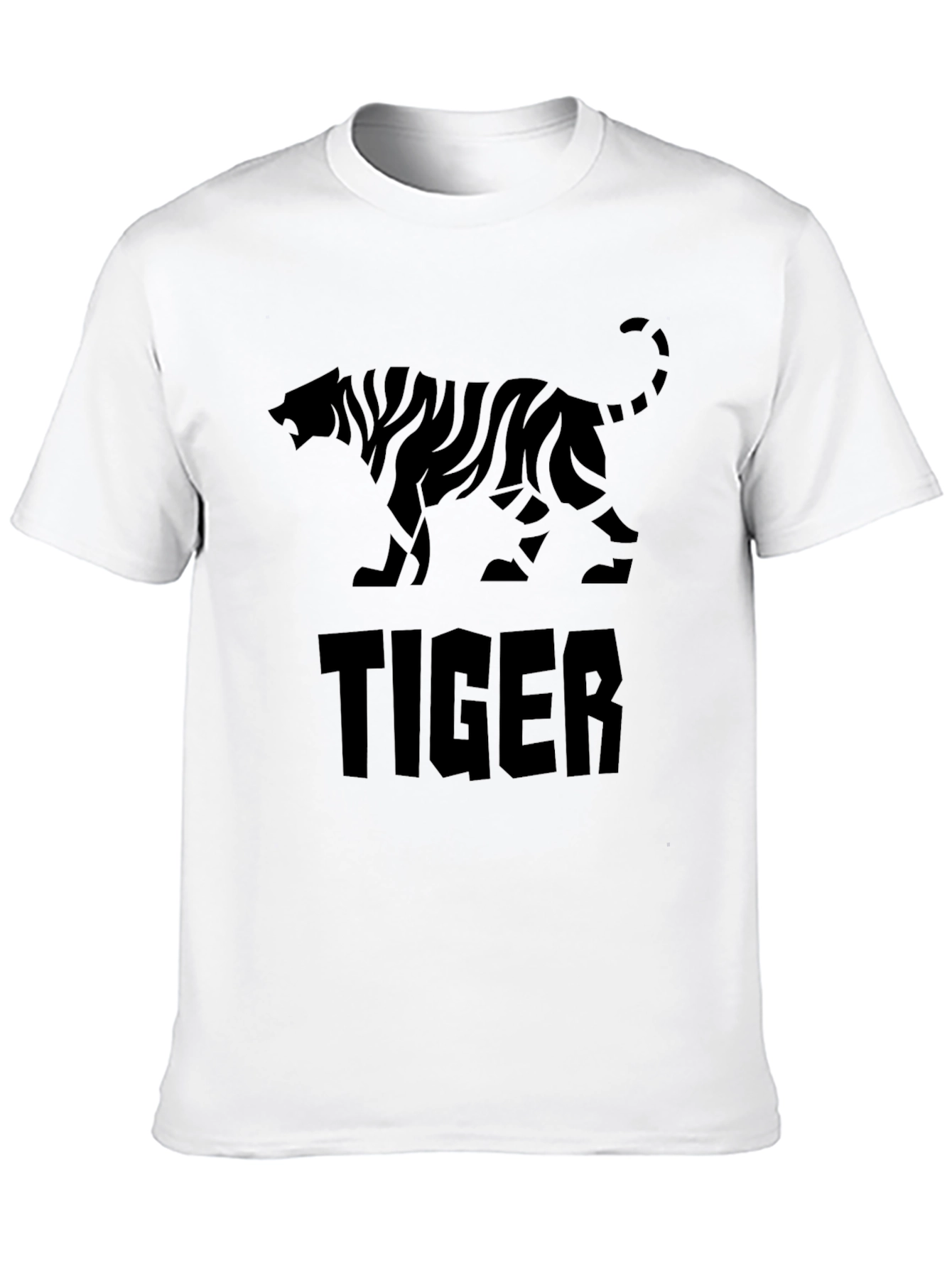 Black Tiger Graphic T-Shirt - Mens