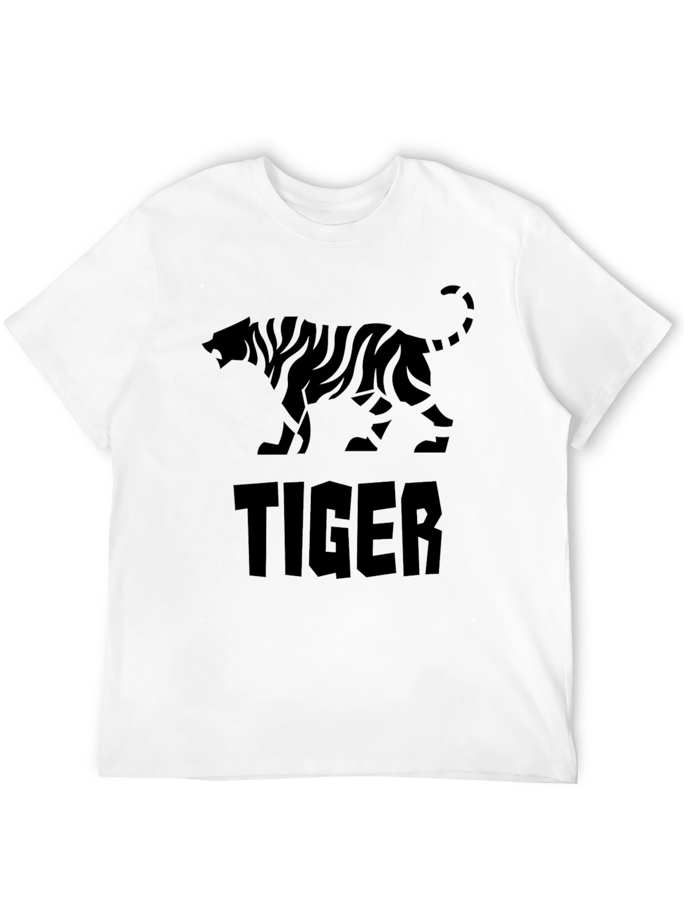 Black Tiger Graphic T-Shirt - Mens