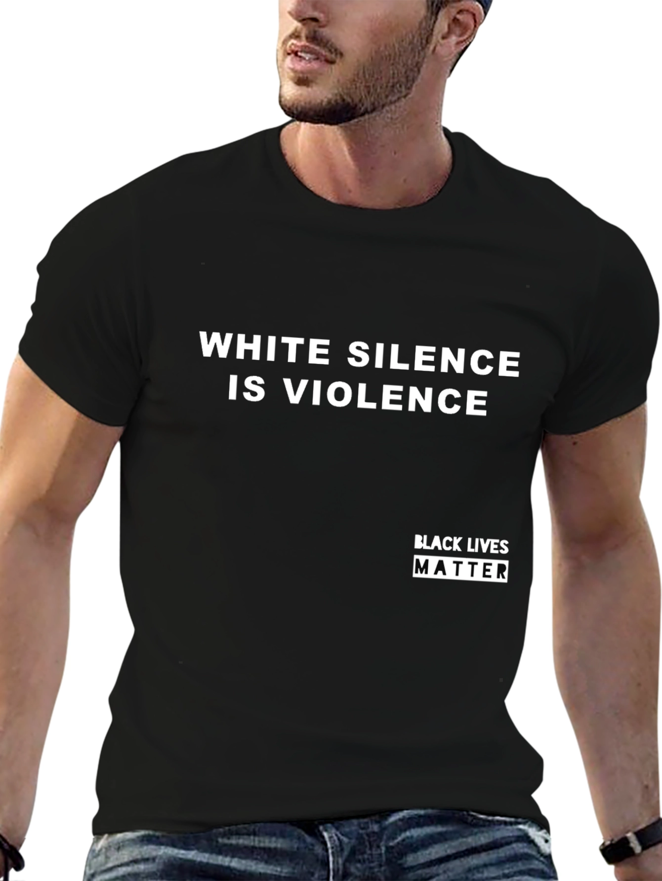 White Silence Is Violence - BLM T-Shirt