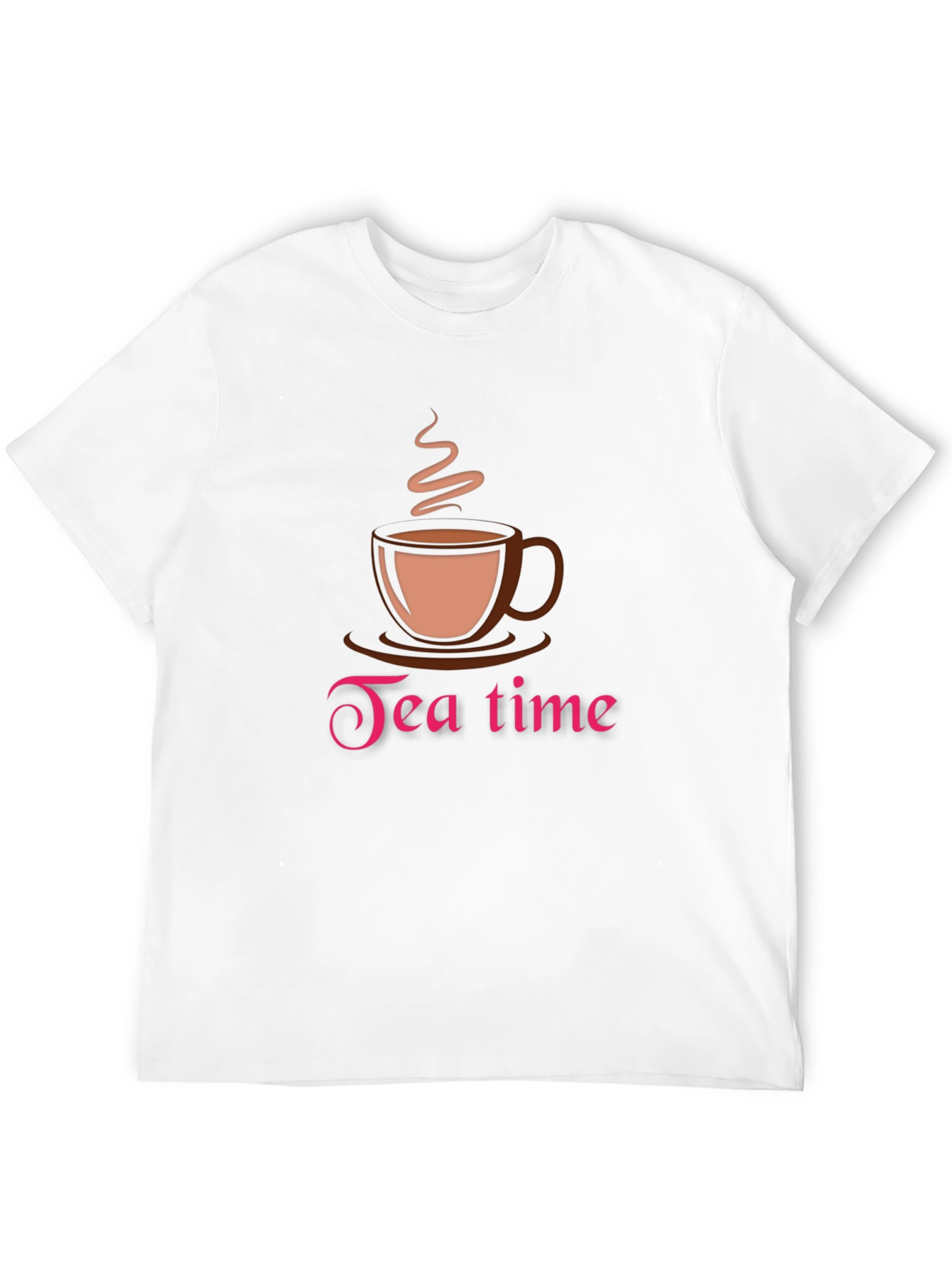 Tea Time Graphic Tee - Stylish Comfort