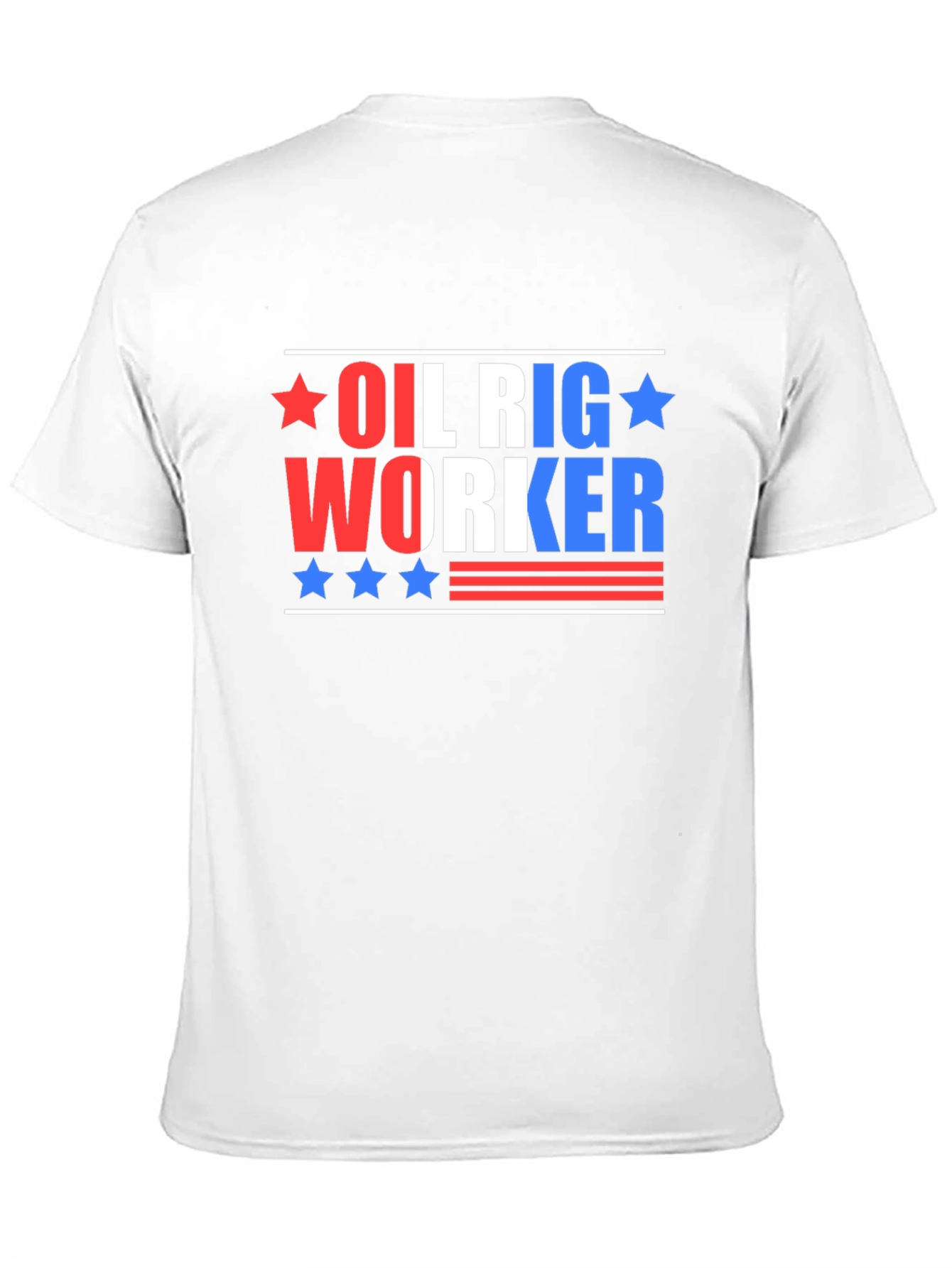 Oil Rig Worker Patriotic T-Shirt