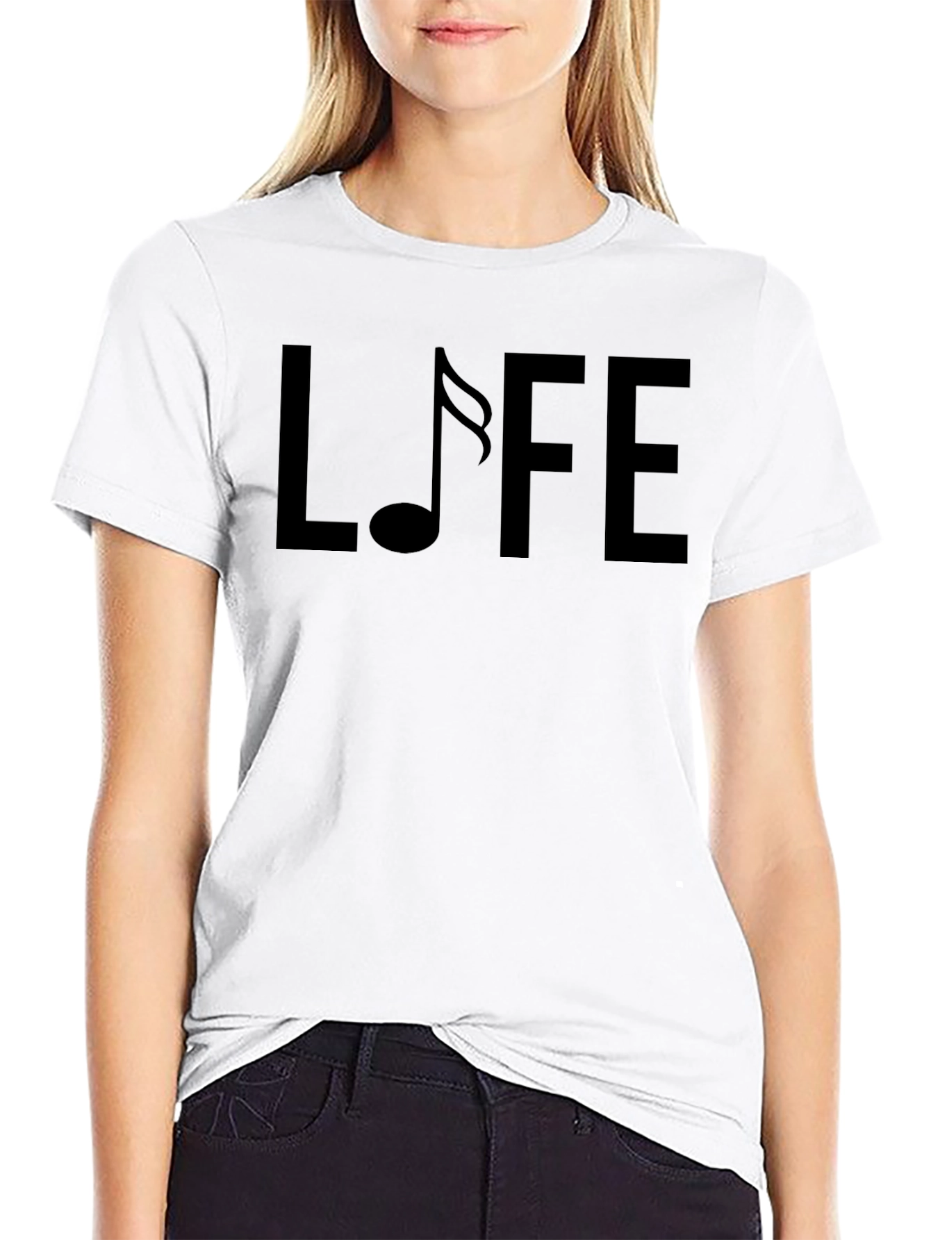 Life is Music T-Shirt - Black Graphic Tee