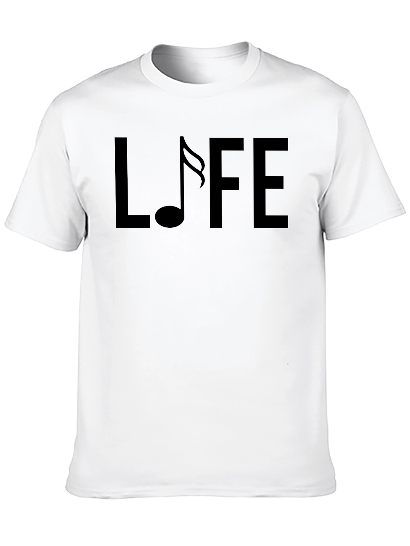 Life is Music T-Shirt - Black Graphic Tee