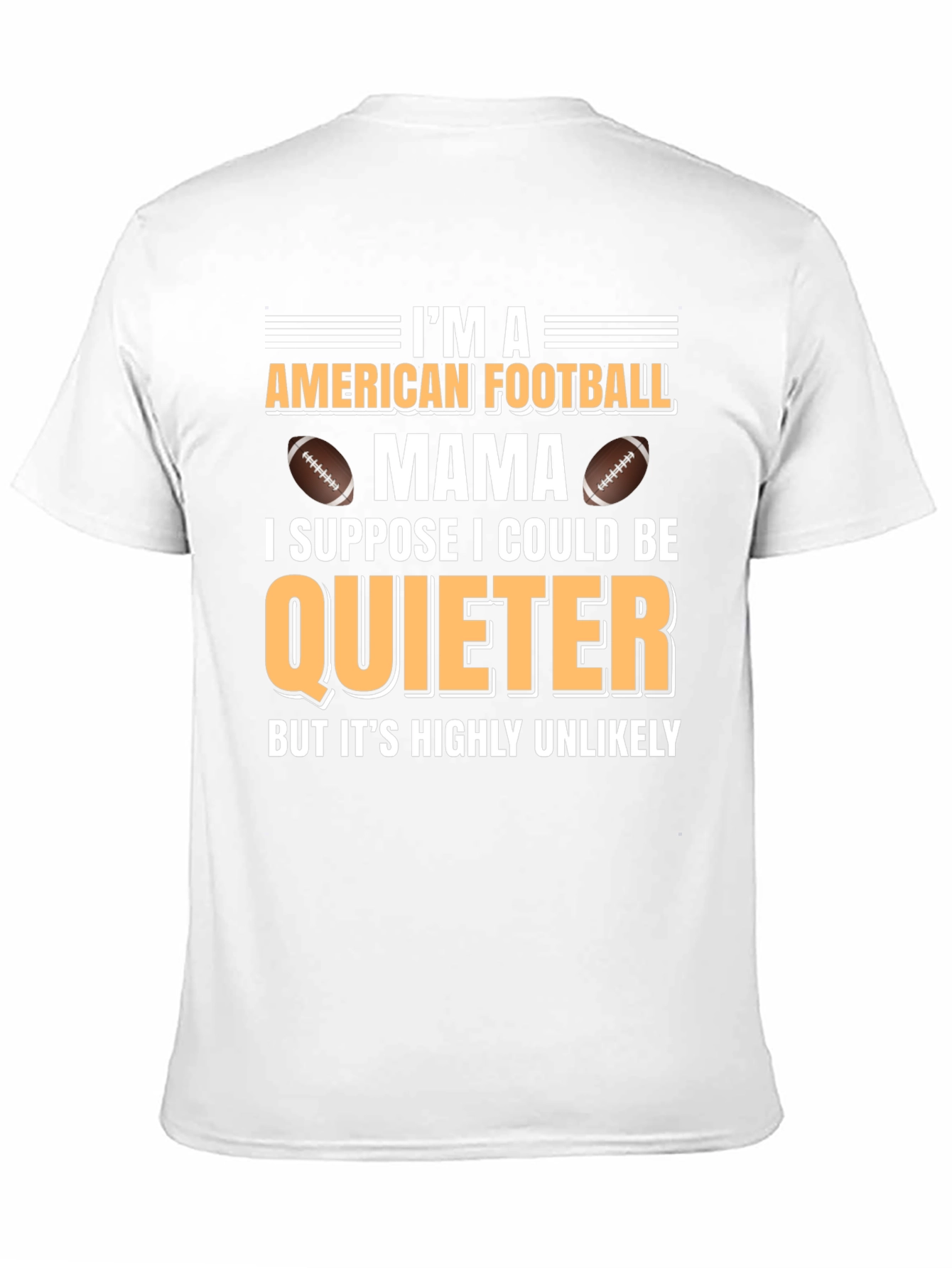 American Football Mama Graphic T-Shirt