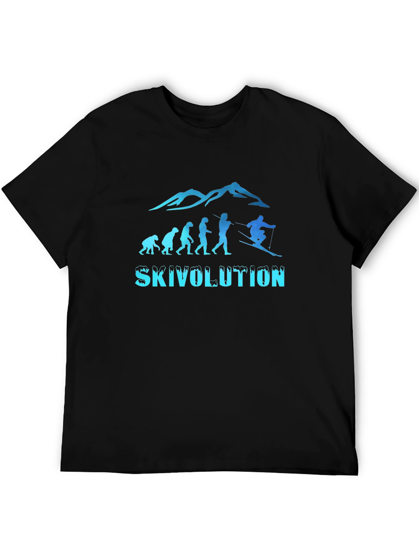 Skivolution Graphic Tee - Black Cotton Blend