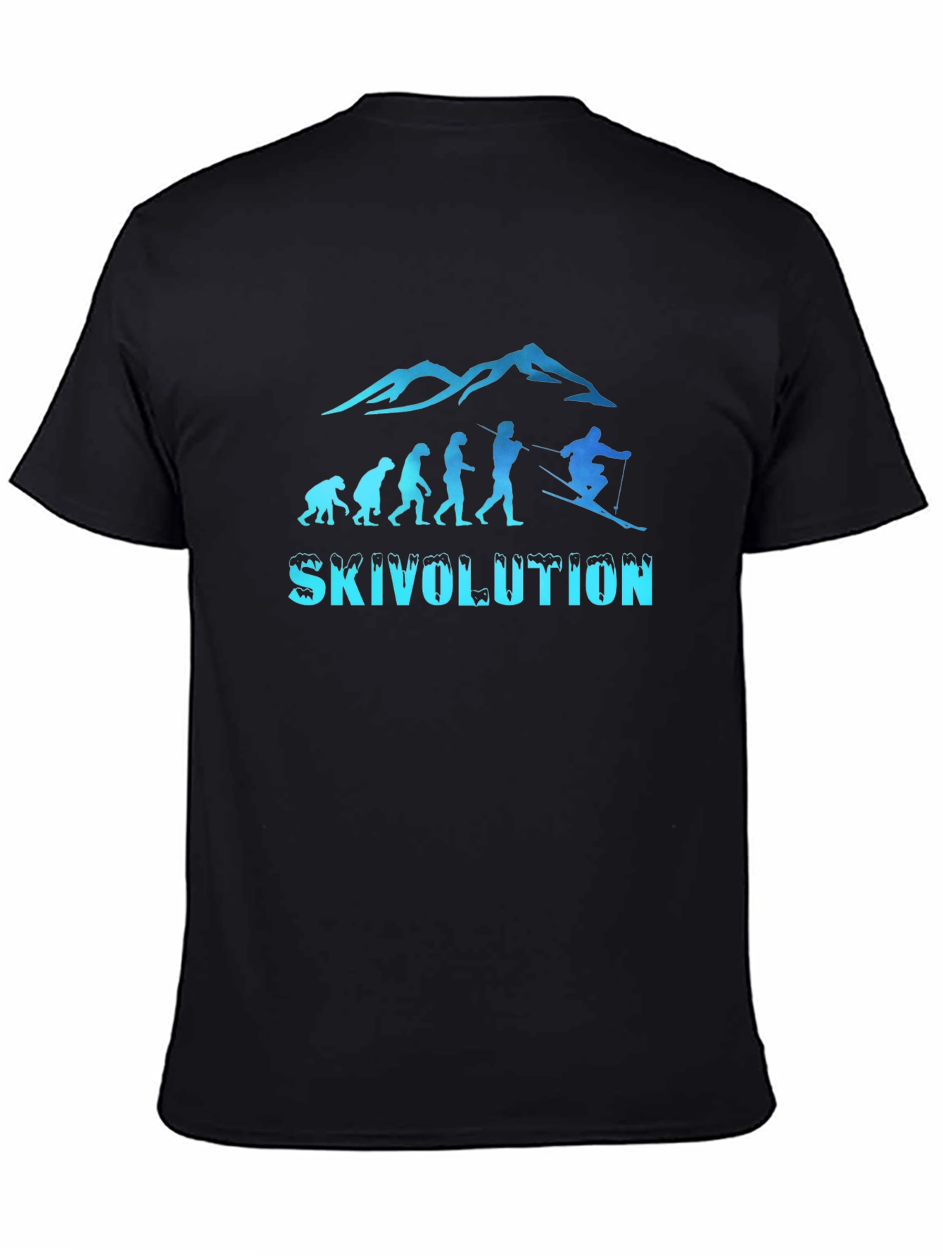 Skivolution Graphic Tee - Black Cotton Blend