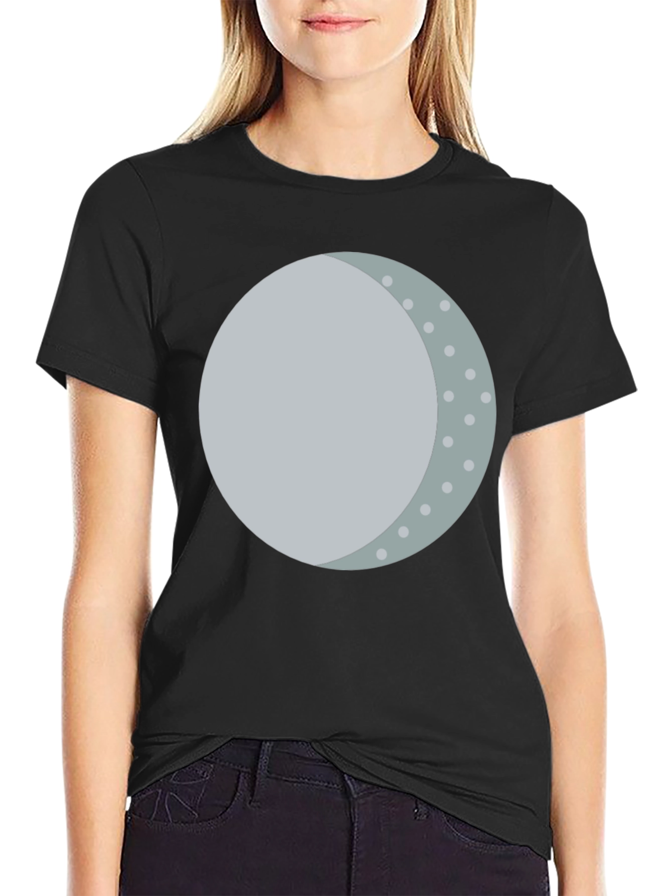 Lunar Phase Graphic Tee -  Unique Moon Design