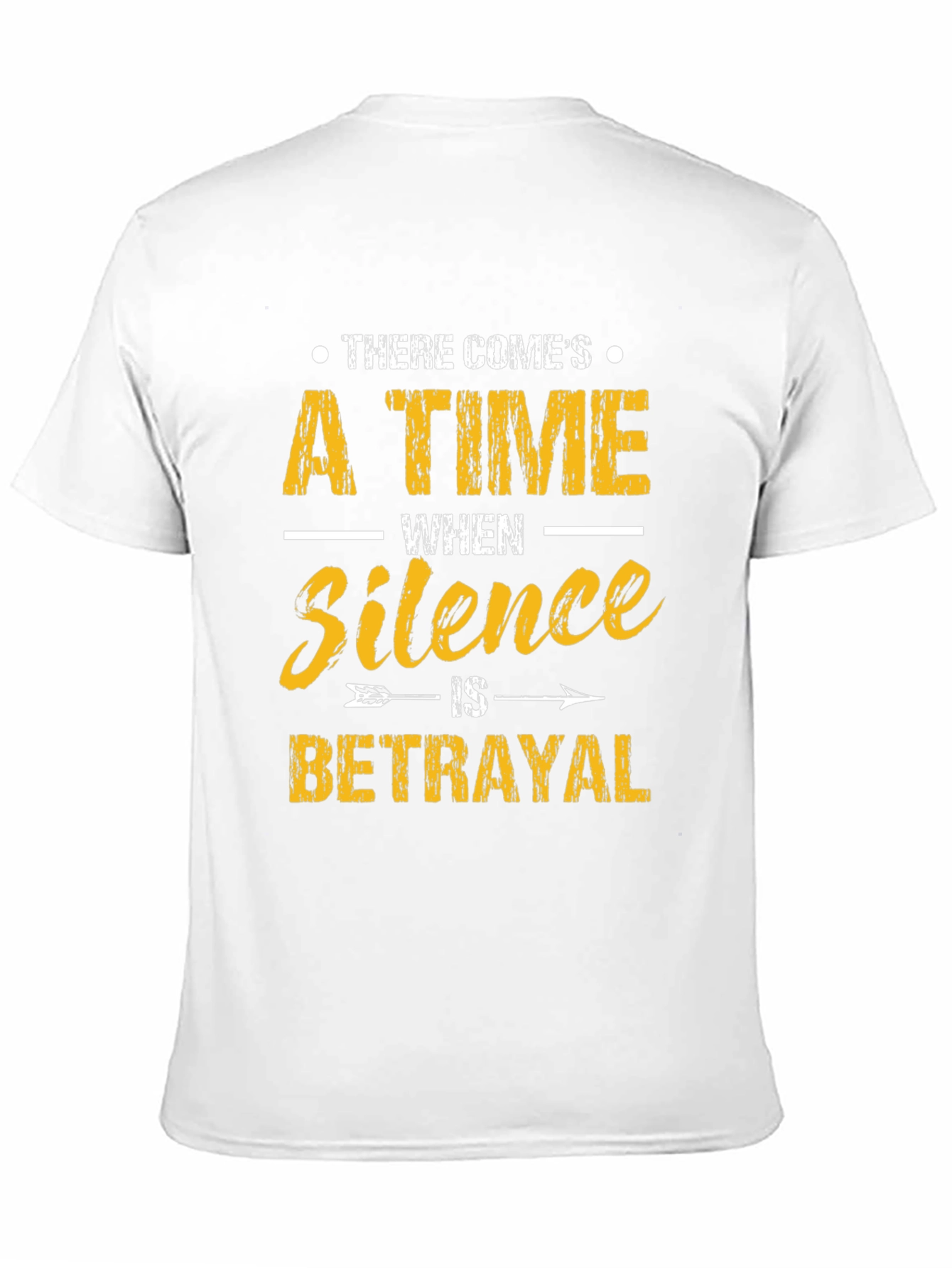 Silence is Betrayal Graphic Tee - Black T-Shirt