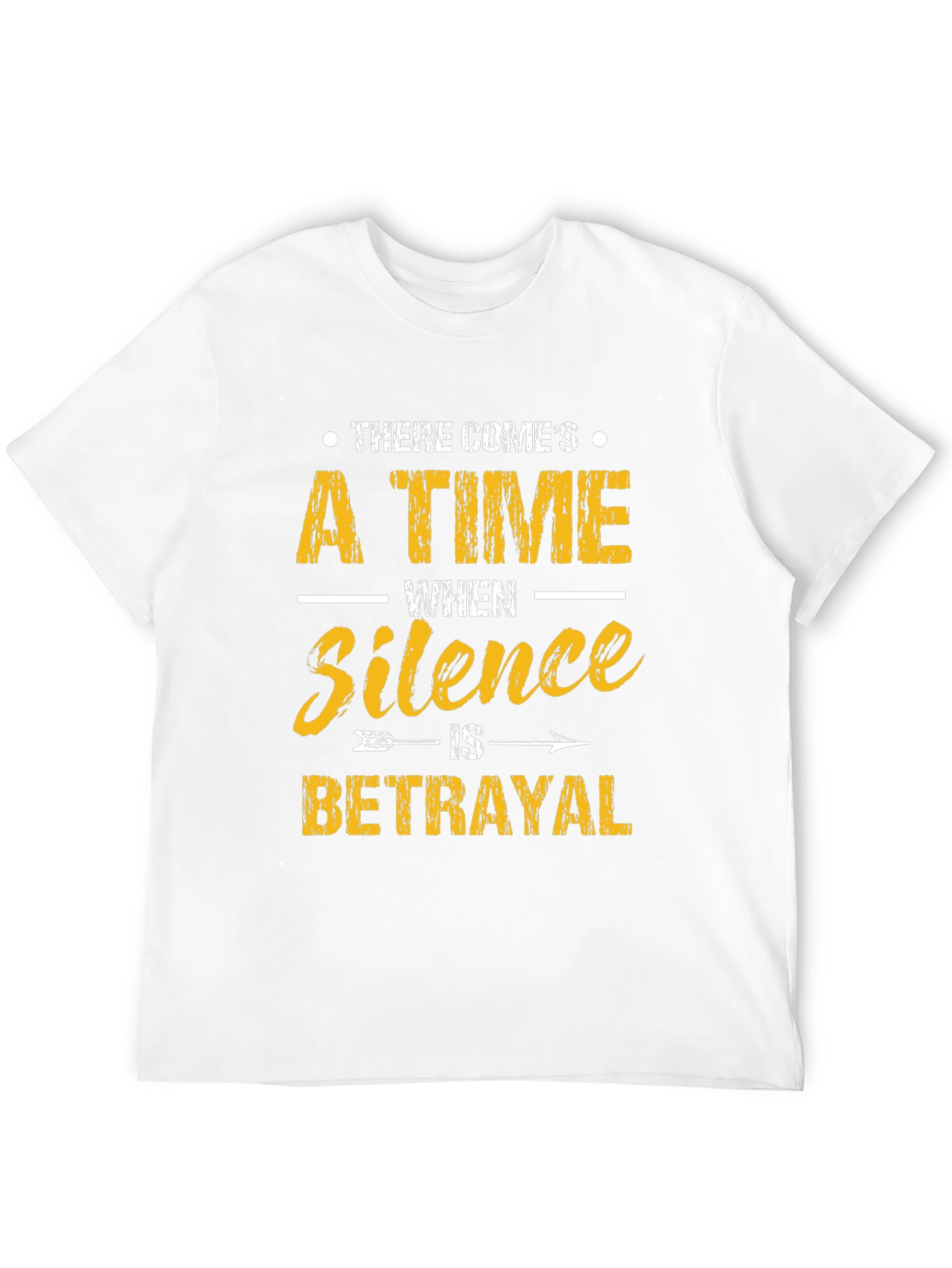 Silence is Betrayal Graphic Tee - Black T-Shirt
