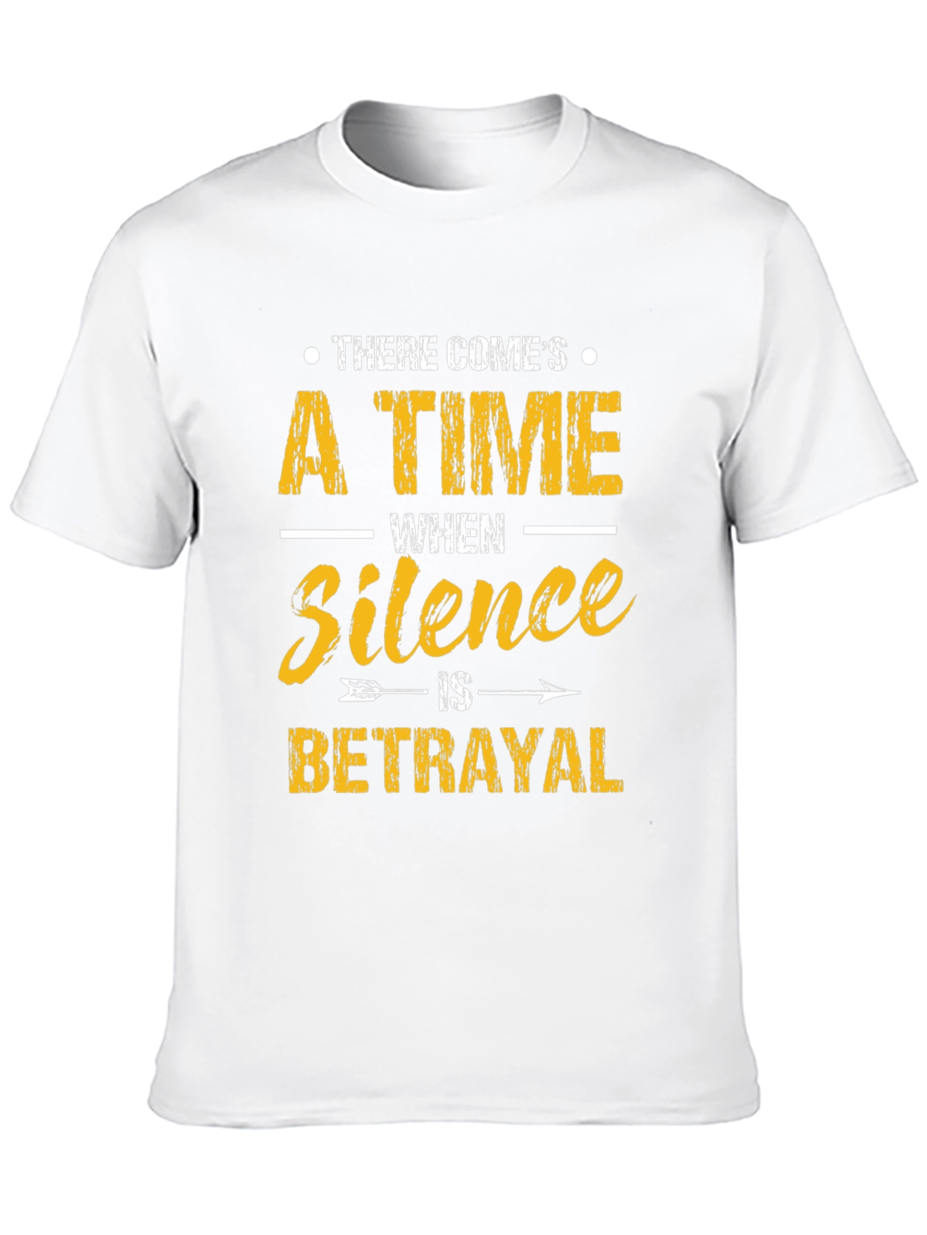 Silence is Betrayal Graphic Tee - Black T-Shirt