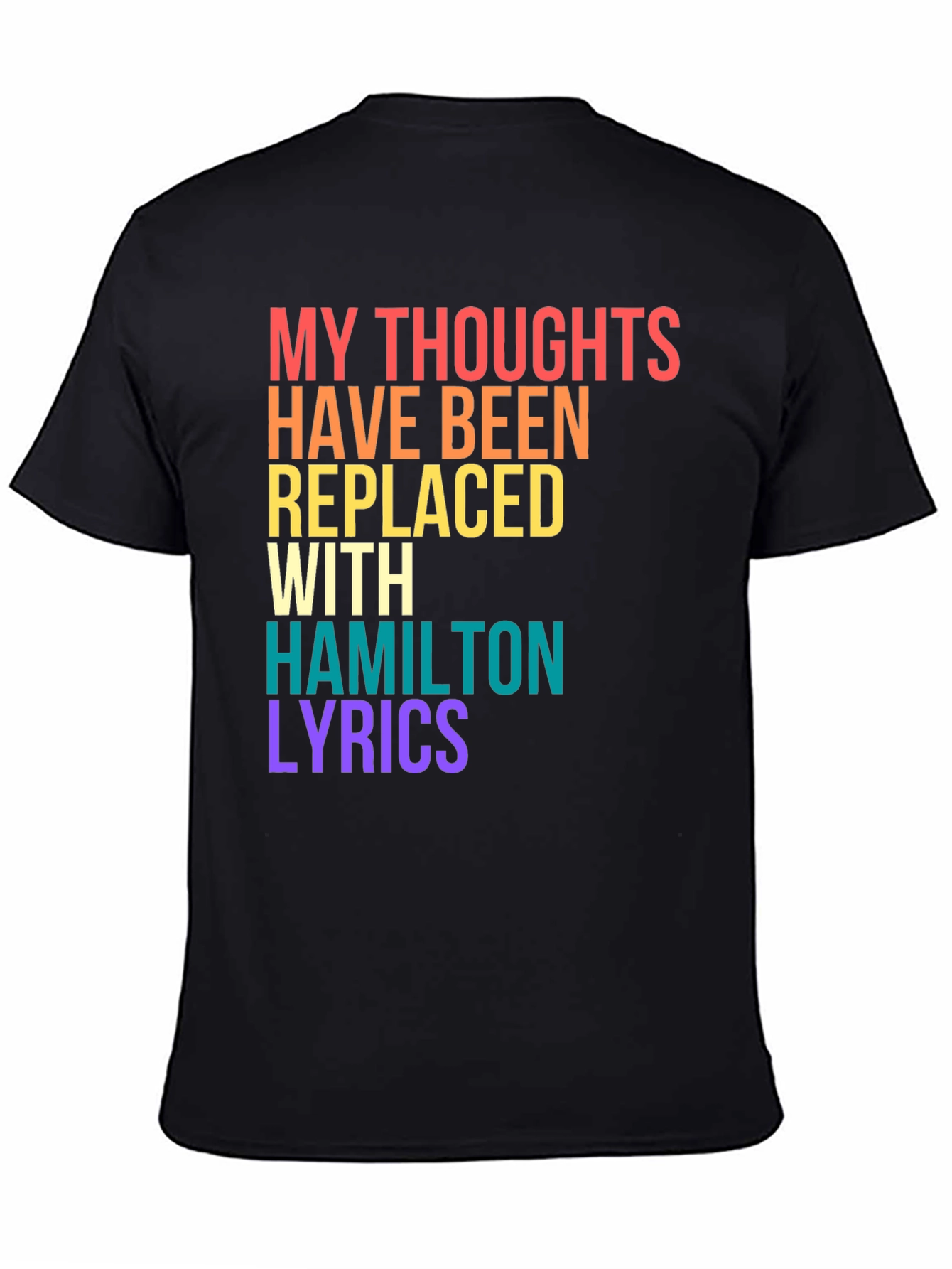 Hamilton Lyrics Graphic Tee
