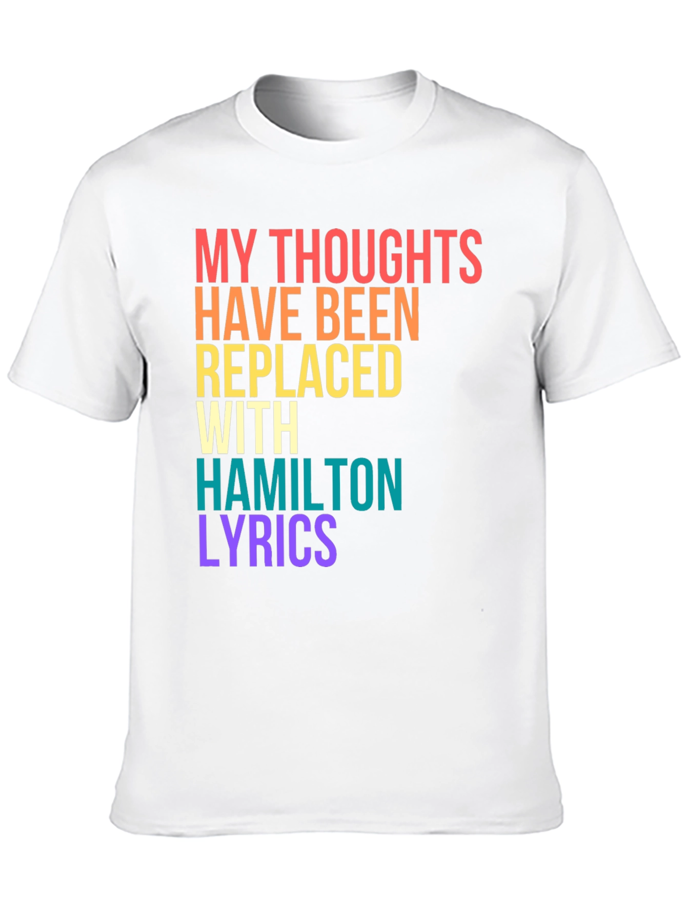 Hamilton Lyrics Graphic Tee