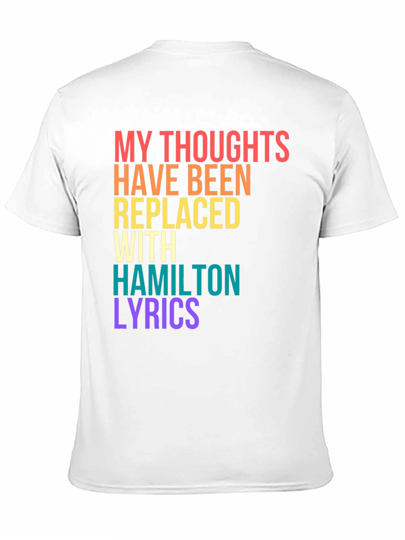 Hamilton Lyrics Graphic Tee