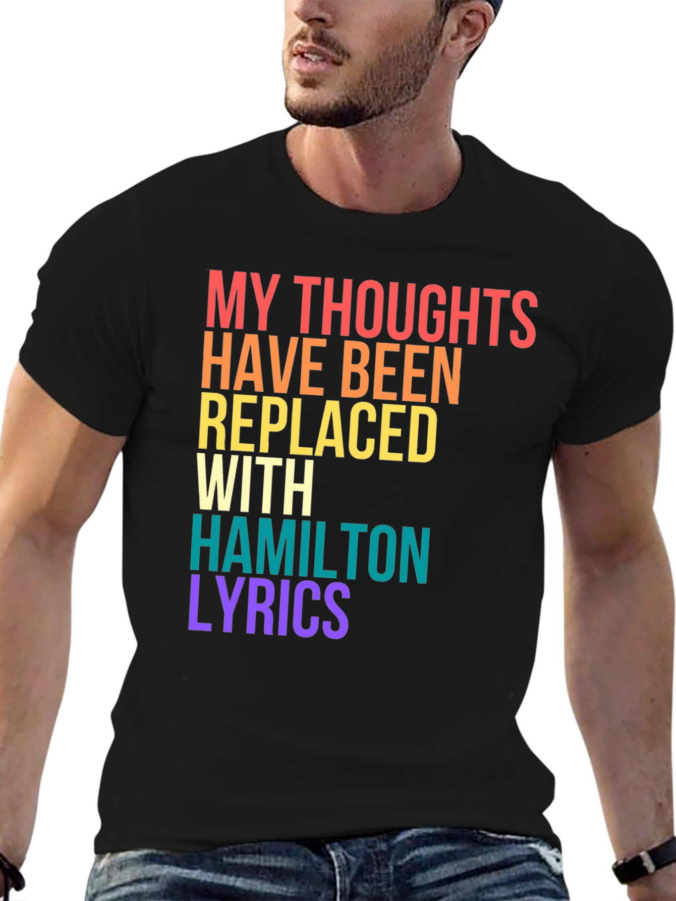 Hamilton Lyrics Graphic Tee