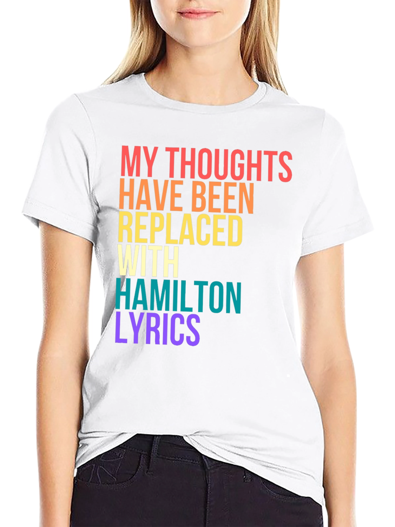 Hamilton Lyrics Graphic Tee
