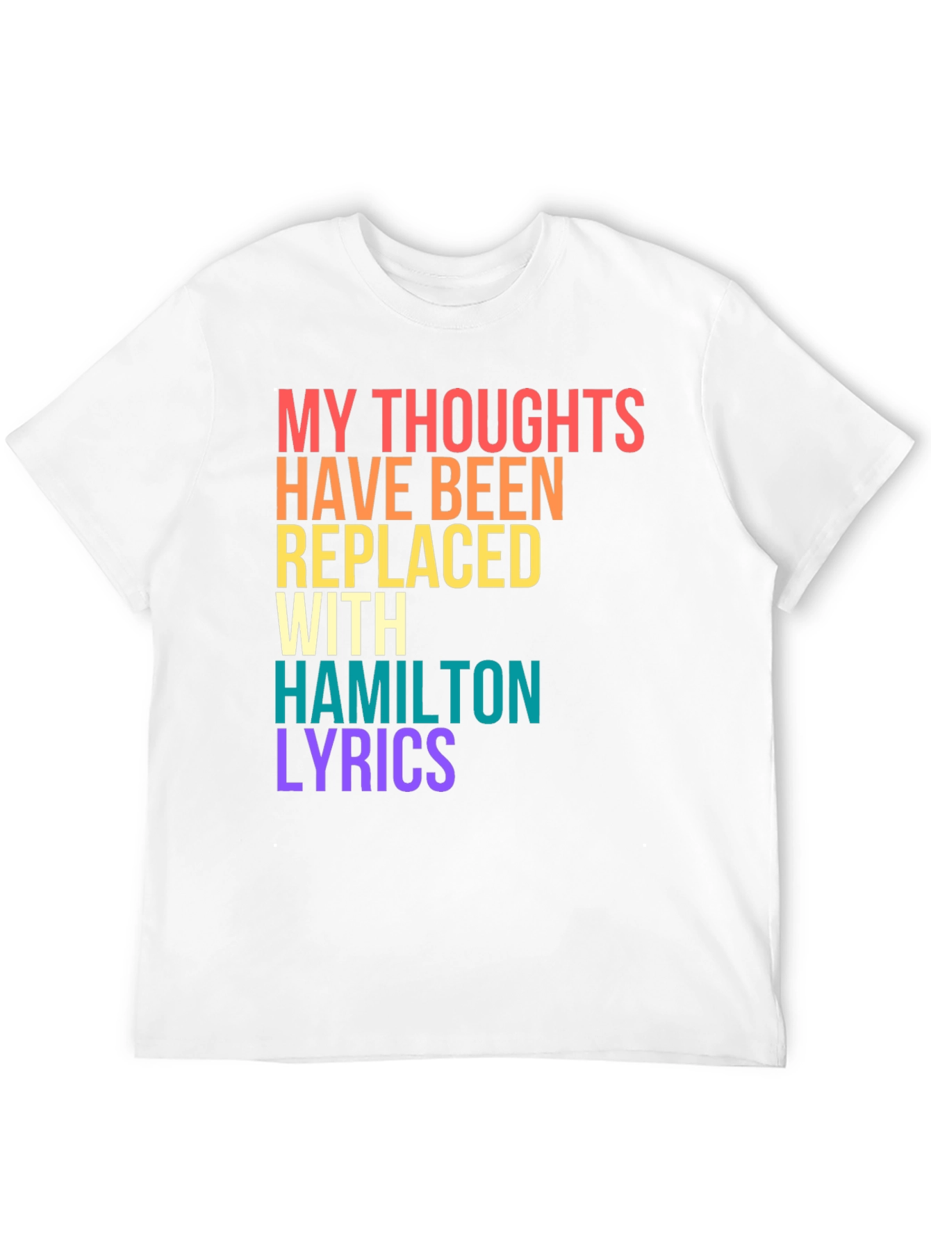 Hamilton Lyrics Graphic Tee