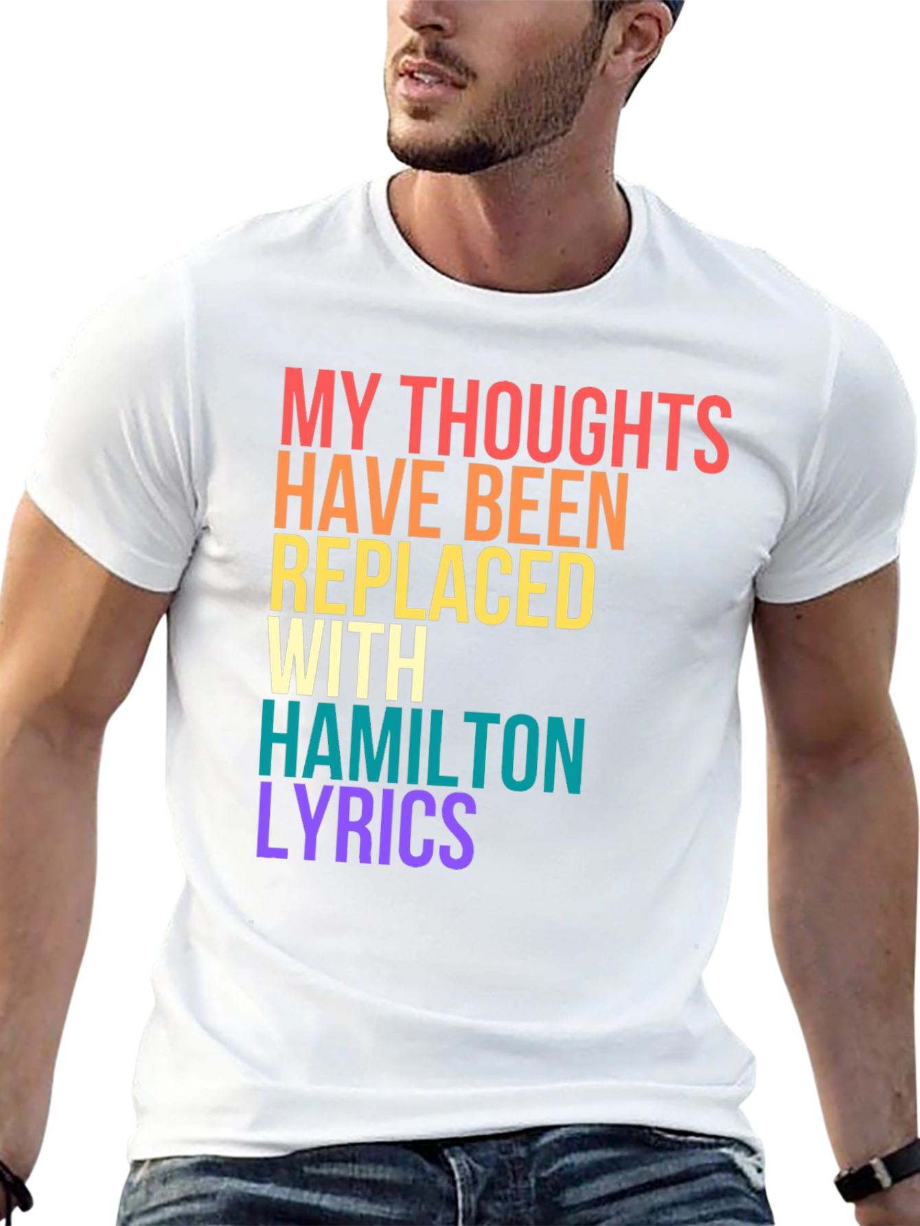 Hamilton Lyrics Graphic Tee