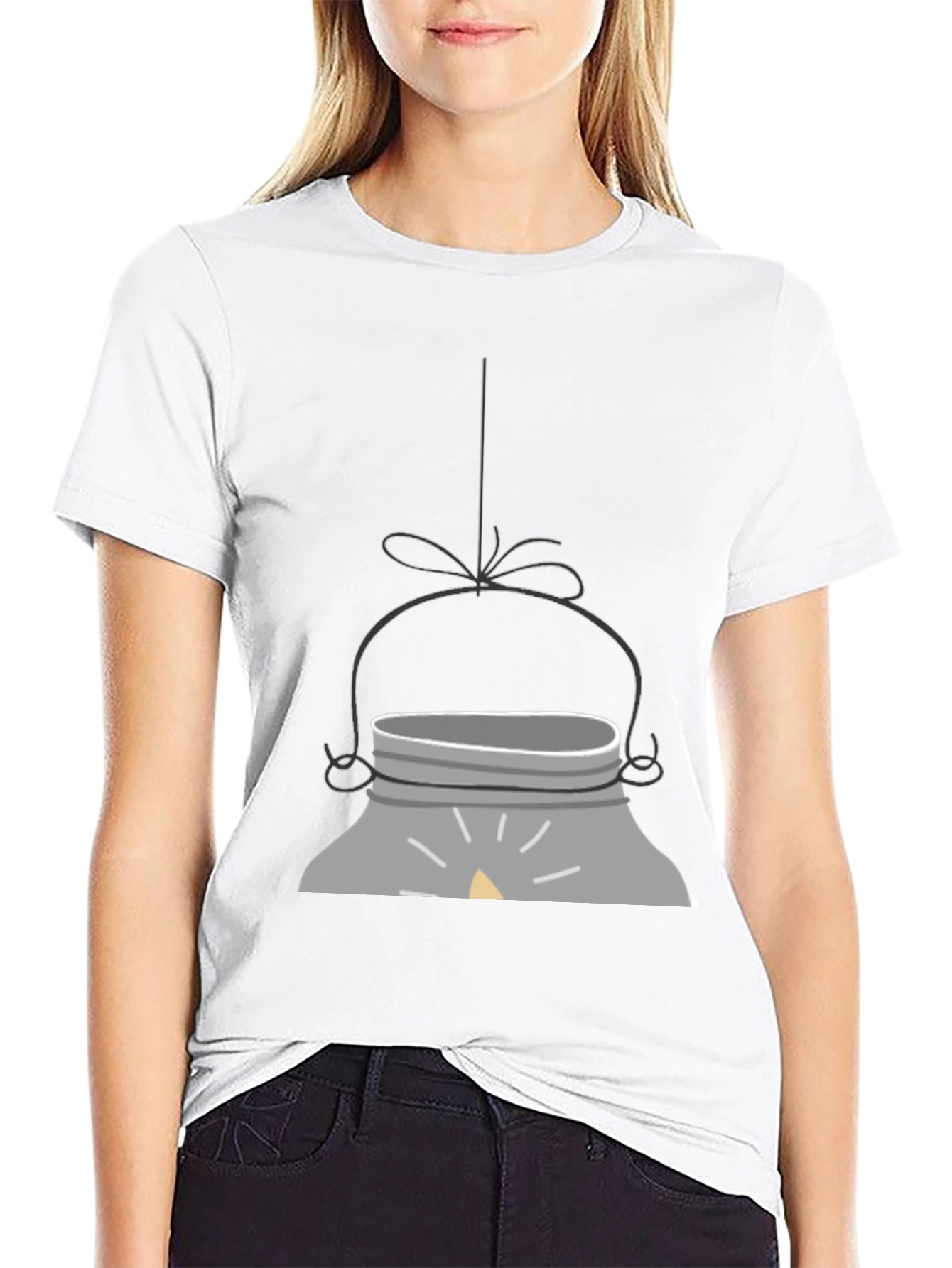 Mason Jar Lantern Graphic Tee