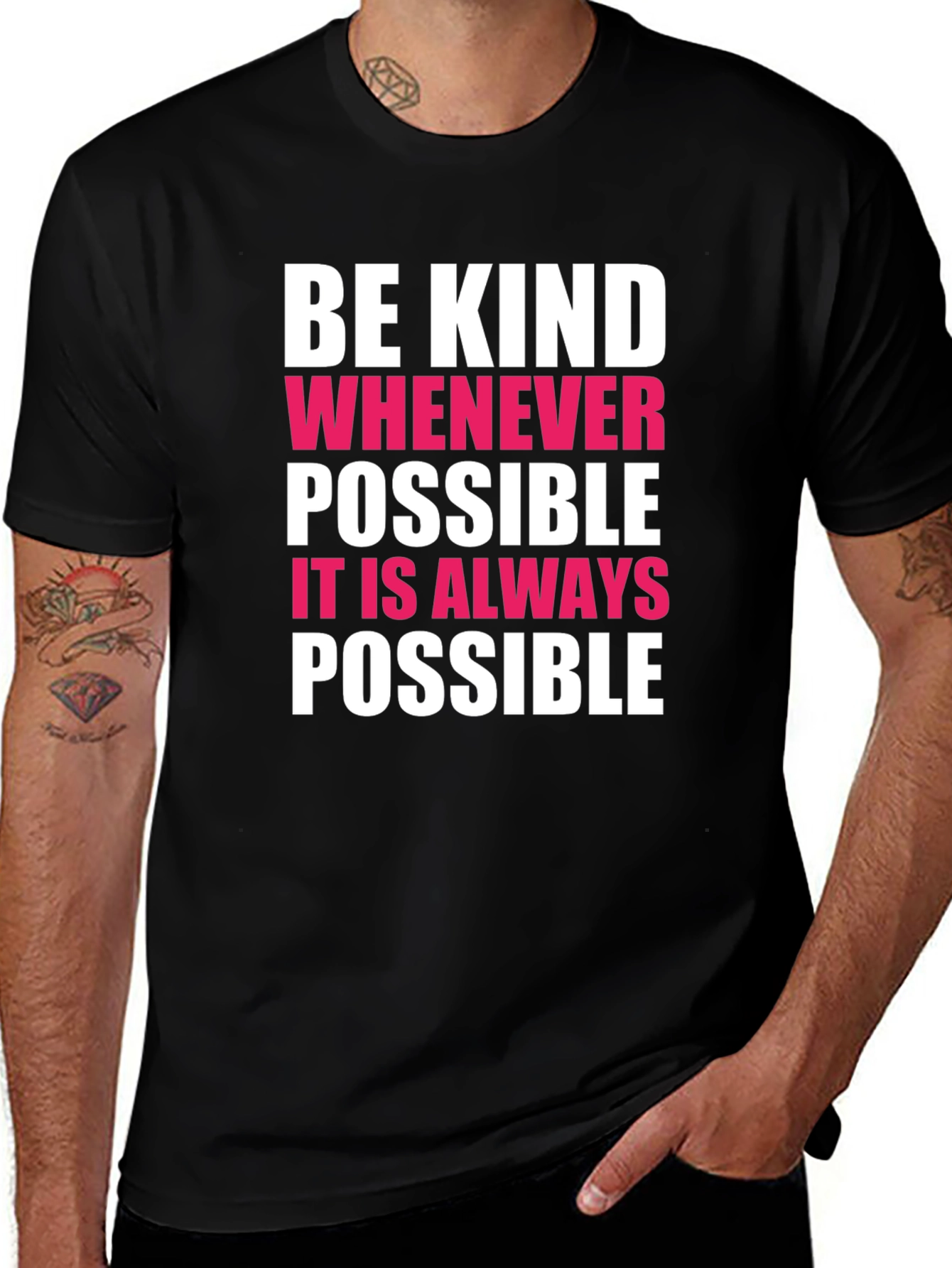 Be Kind Graphic T-Shirt - Positive Message Tee