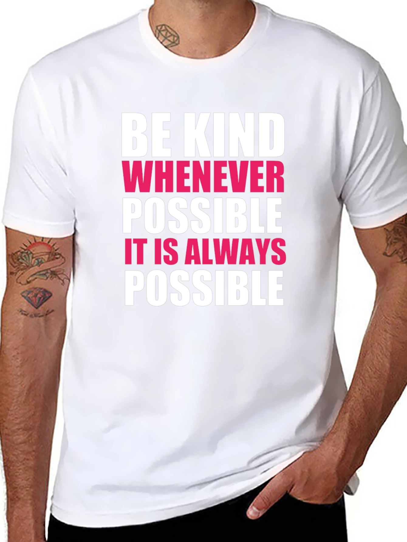 Be Kind Graphic T-Shirt - Positive Message Tee